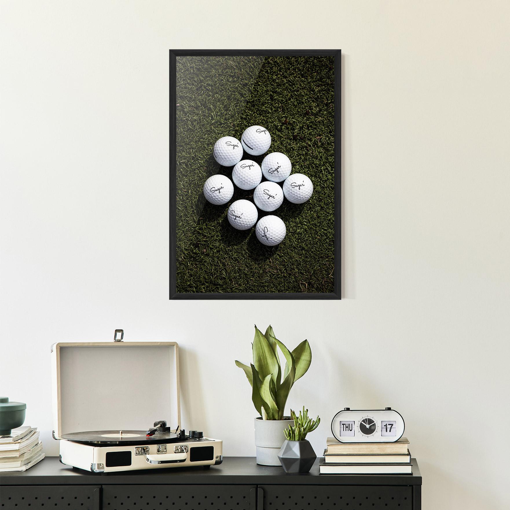 Gerahmte Poster Sugar 1 Golf Balls mockup 2