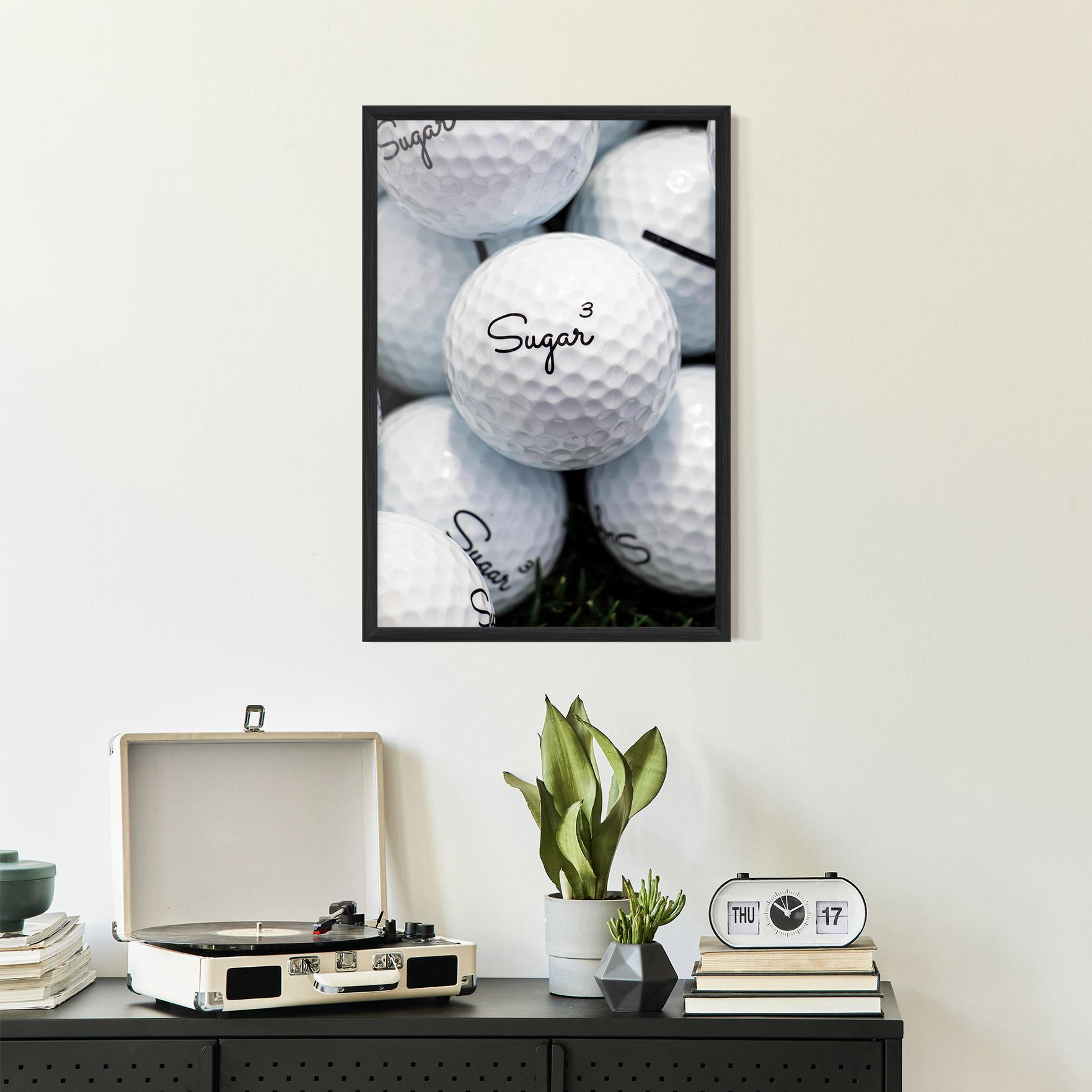 Gerahmte Poster Sugar Ball Close Up mockup 2