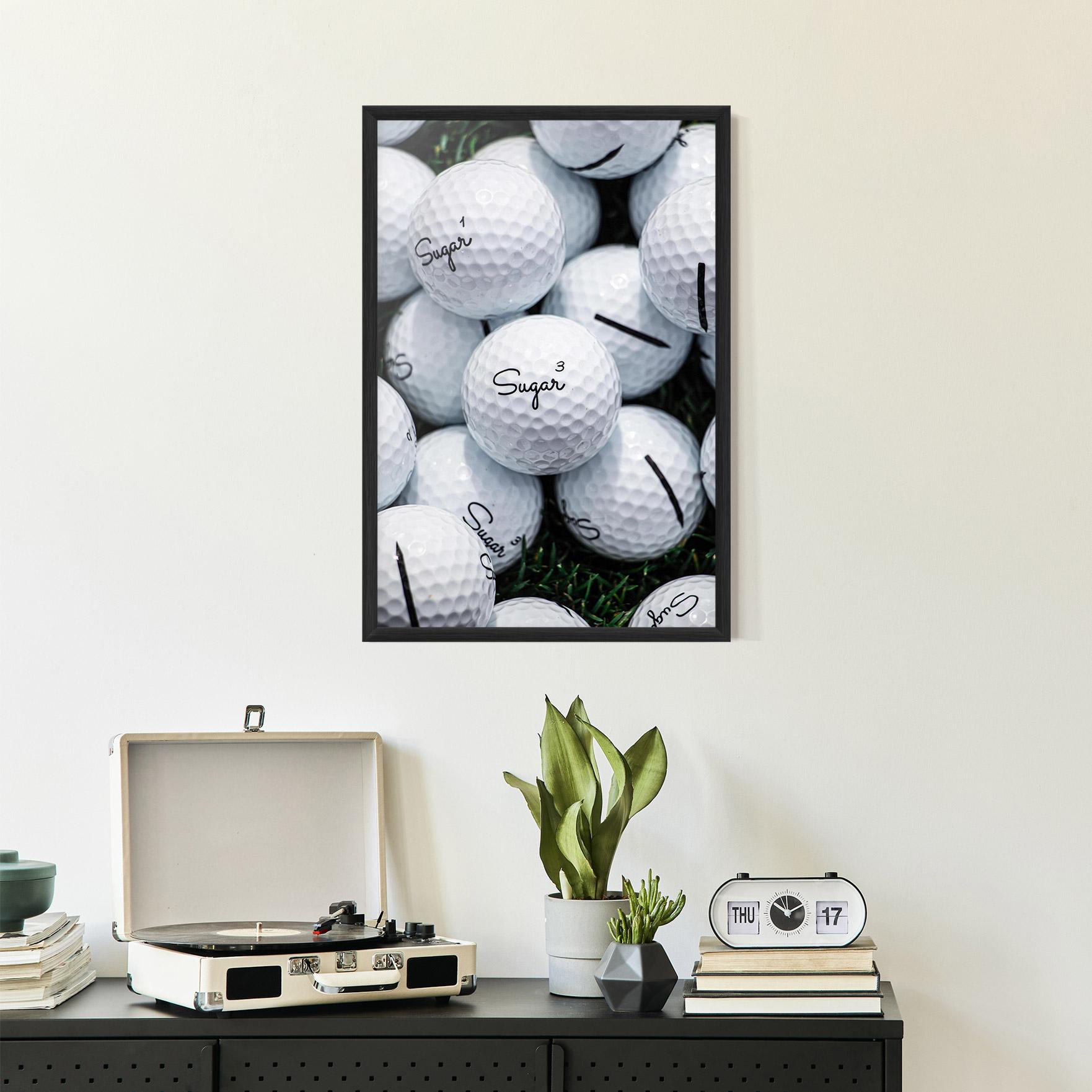 Gerahmte Poster Sugar Golf Balls mockup 2