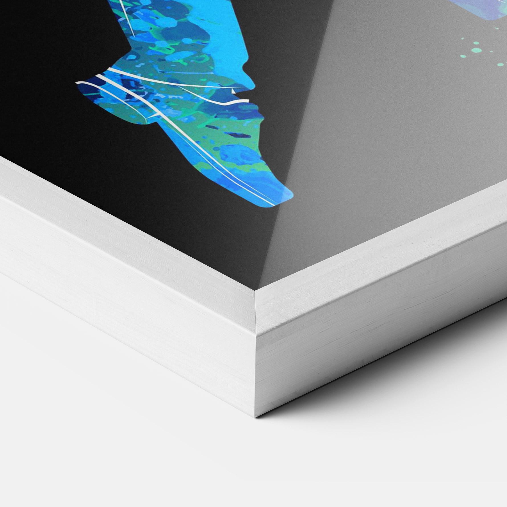 Gerahmte Poster Color Mix Golf mockup 3