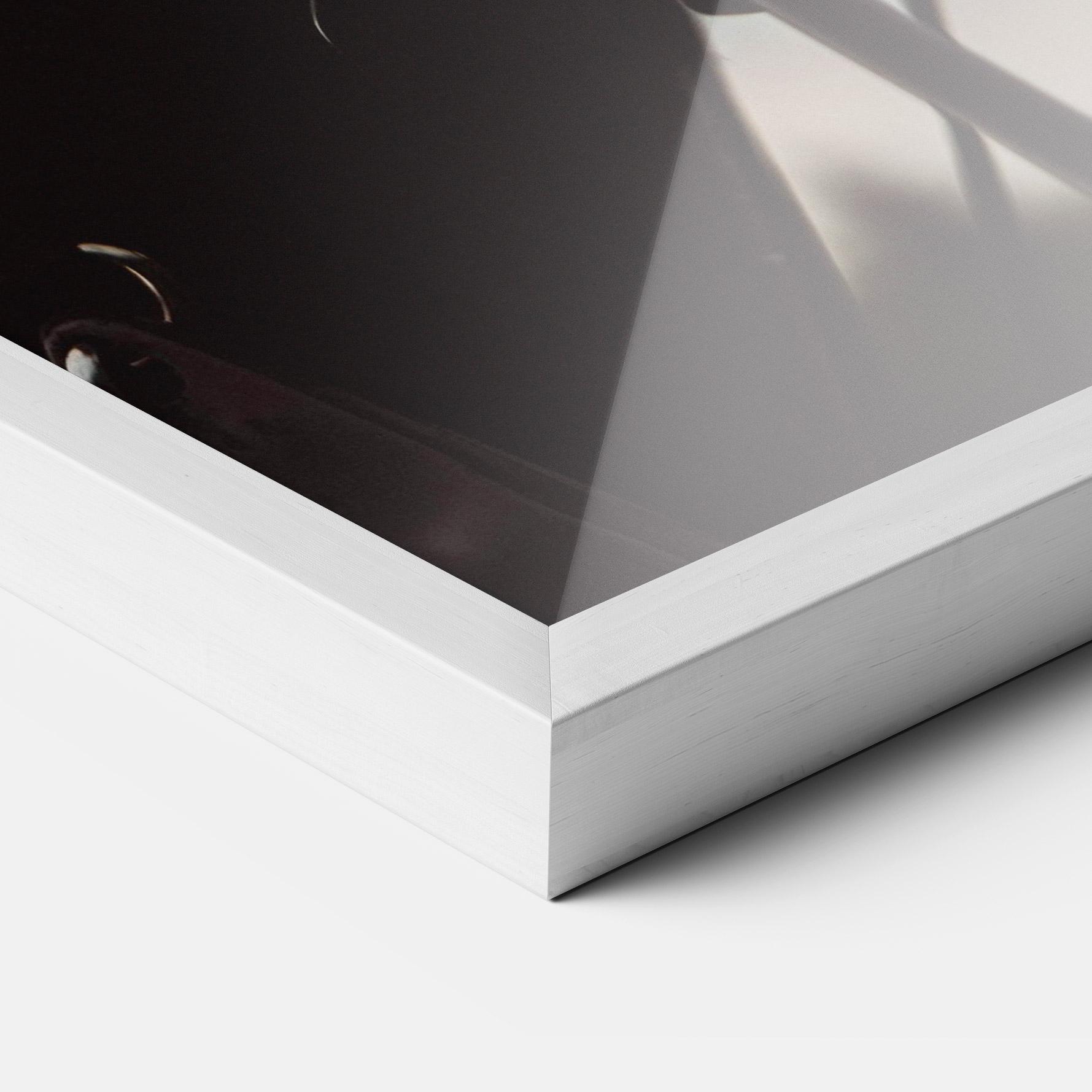 Gerahmte Poster Golf Set Shilouette mockup 3