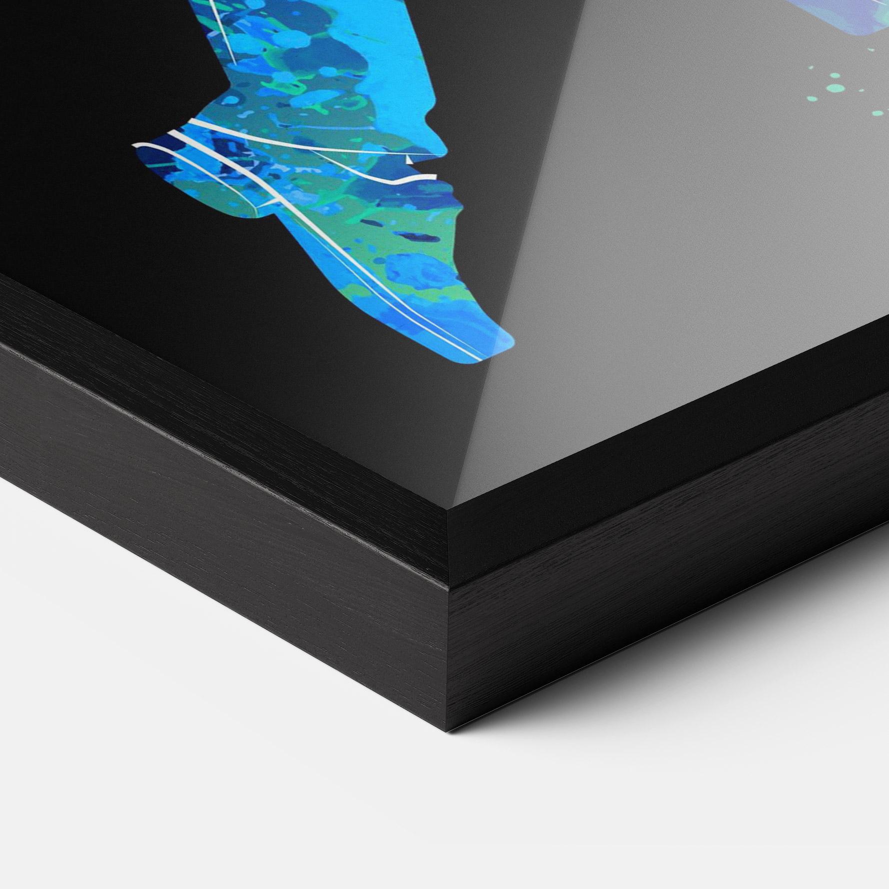 Gerahmte Poster Color Mix Golf mockup 3