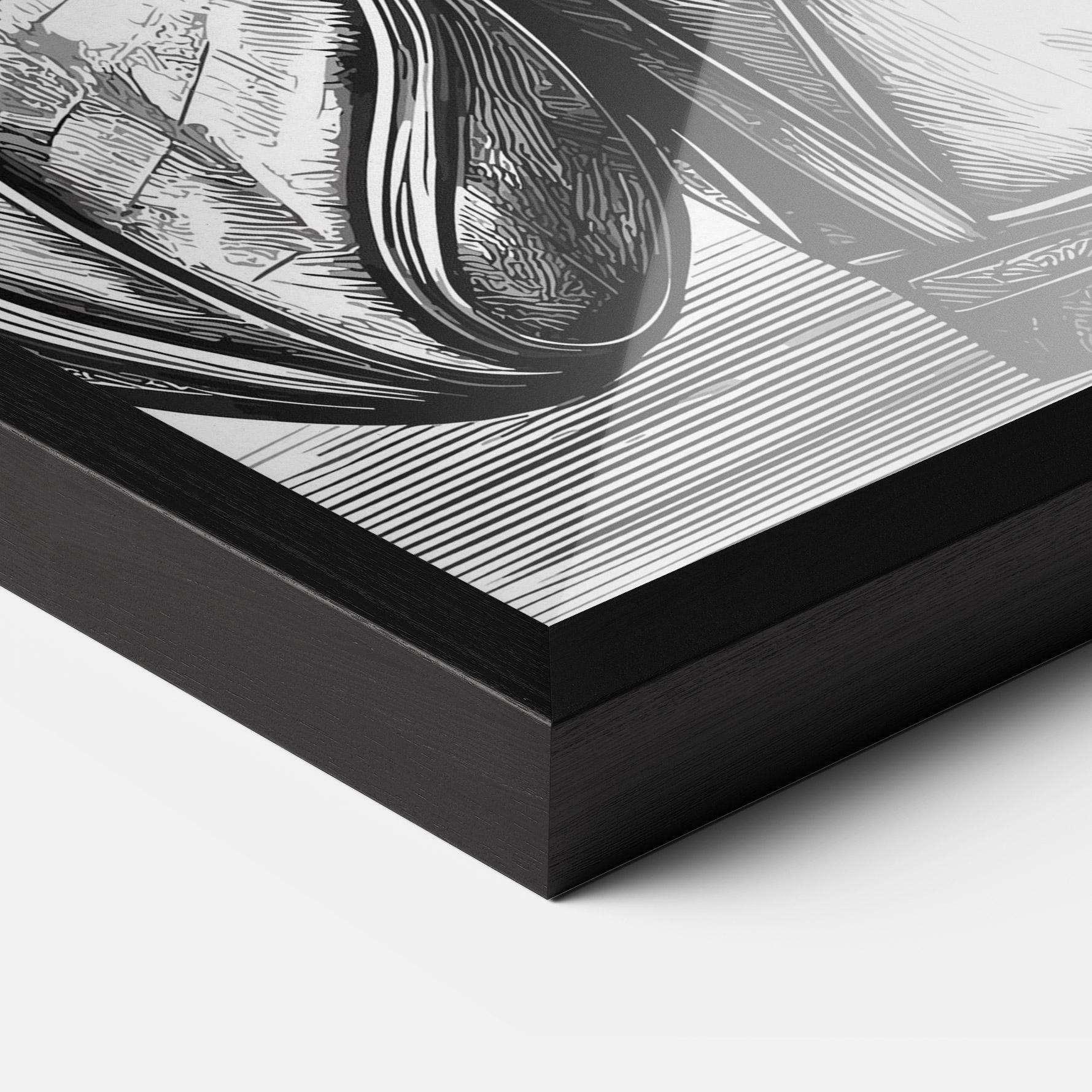 Gerahmte Poster Golf Club mockup 3