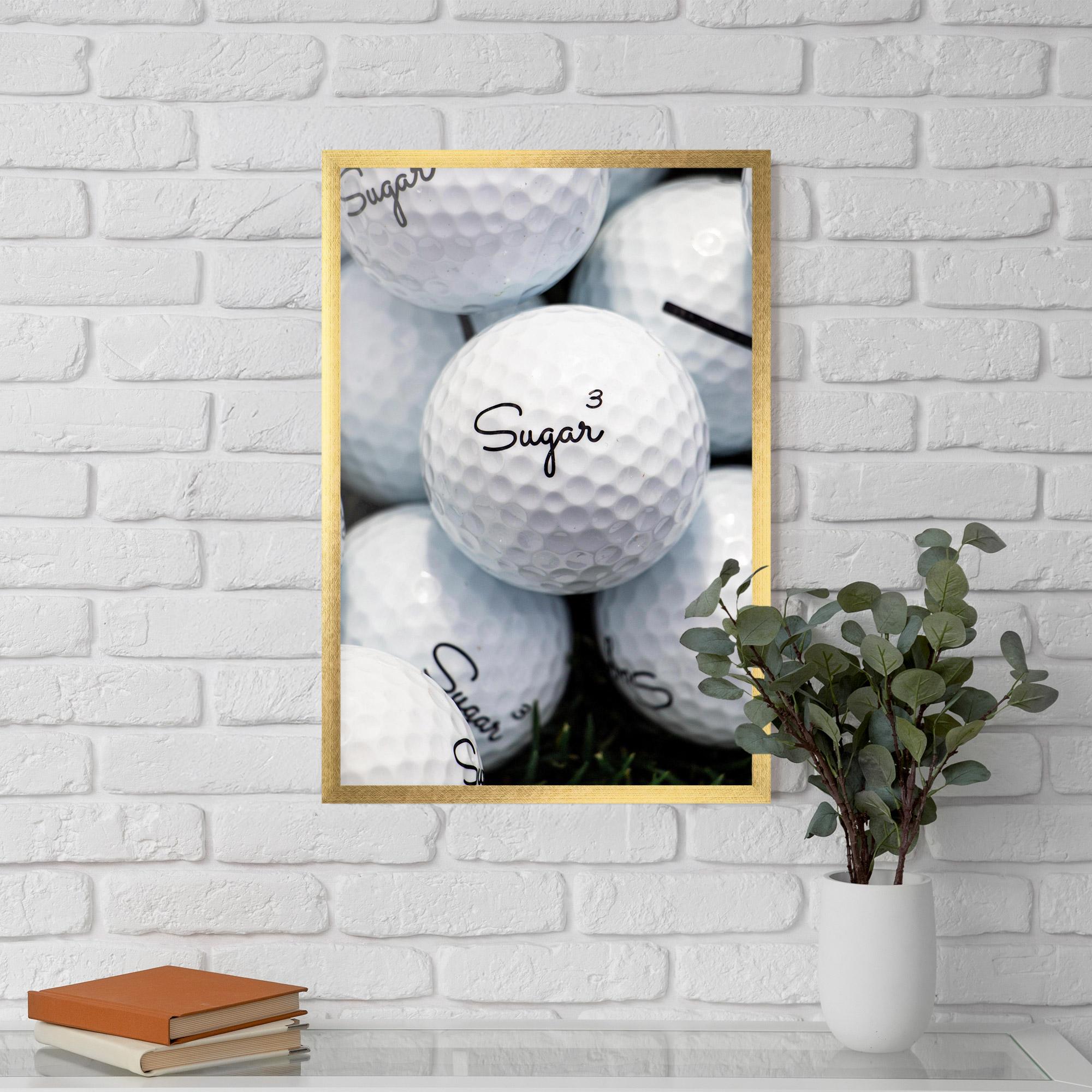 Gerahmte Poster Sugar Ball Close Up mockup 5