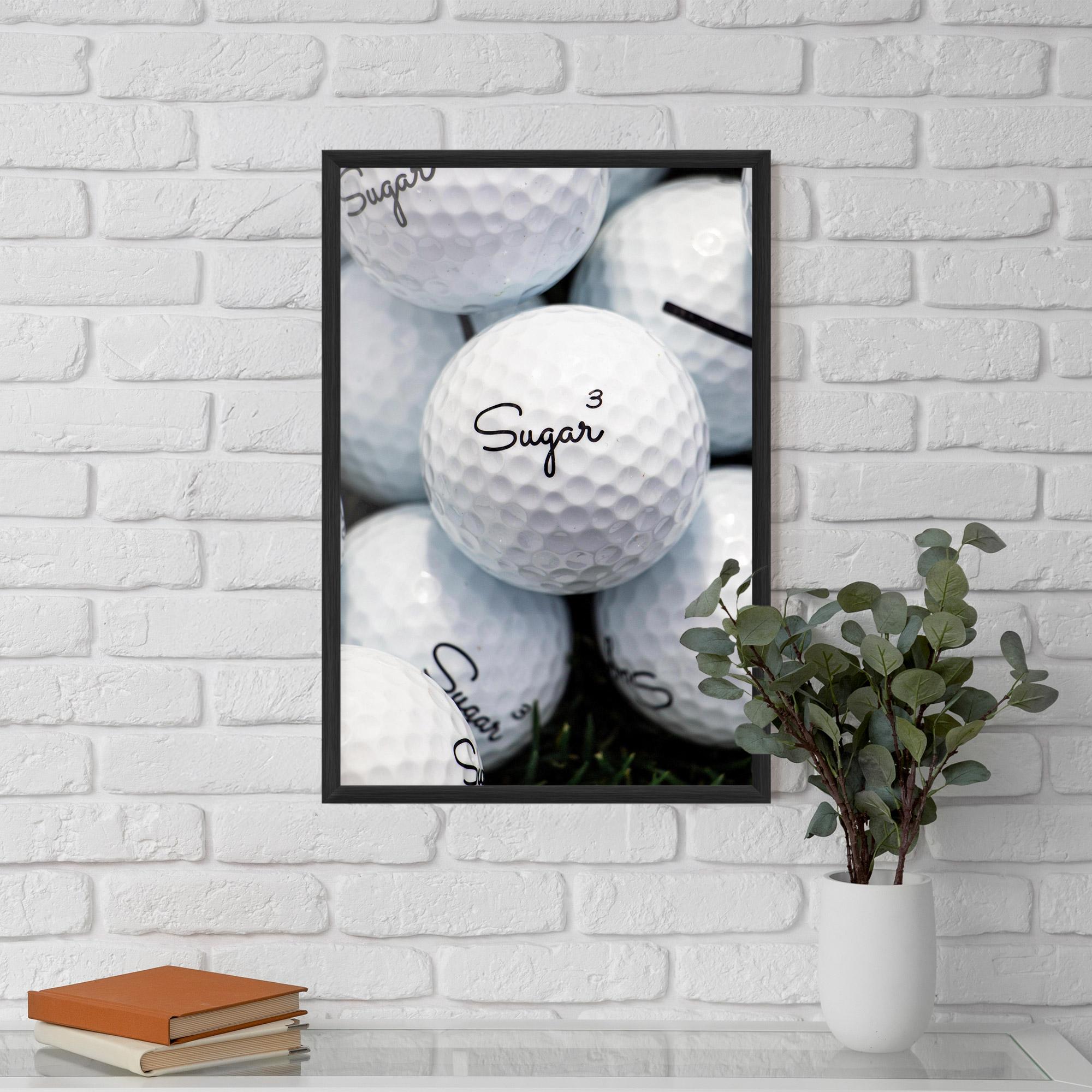 Gerahmte Poster Sugar Ball Close Up mockup 5