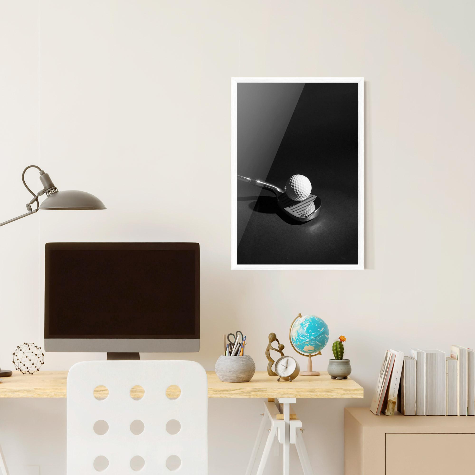 Gerahmte Poster Golf Equipment mockup 6