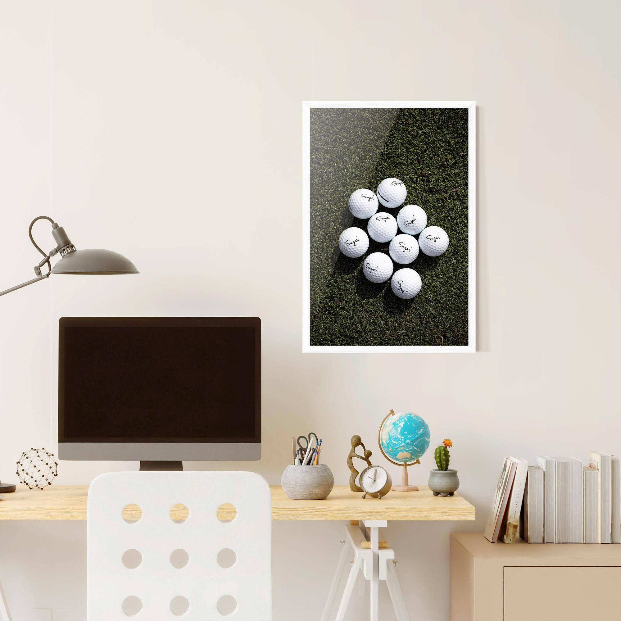 Gerahmte Poster Sugar 1 Golf Balls mockup 6