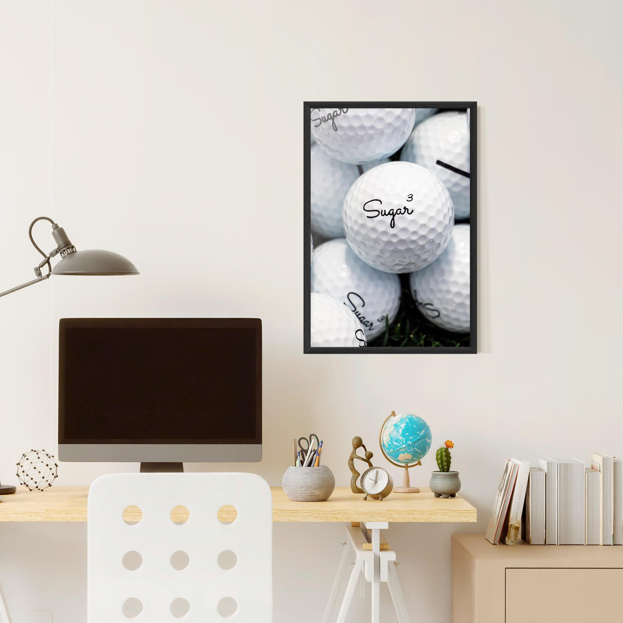 Gerahmte Poster Sugar Ball Close Up mockup 6