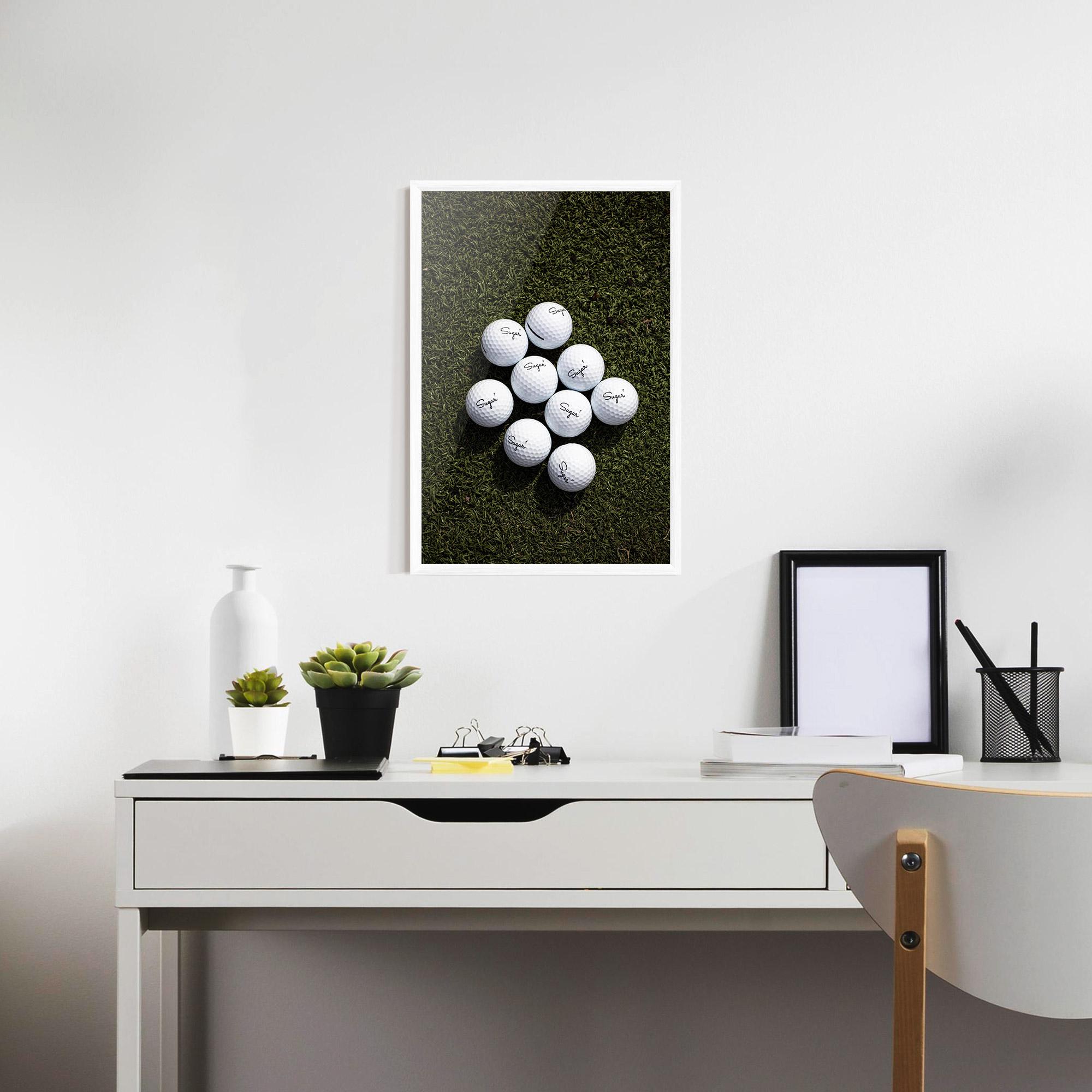 Gerahmte Poster Sugar 1 Golf Balls mockup 7