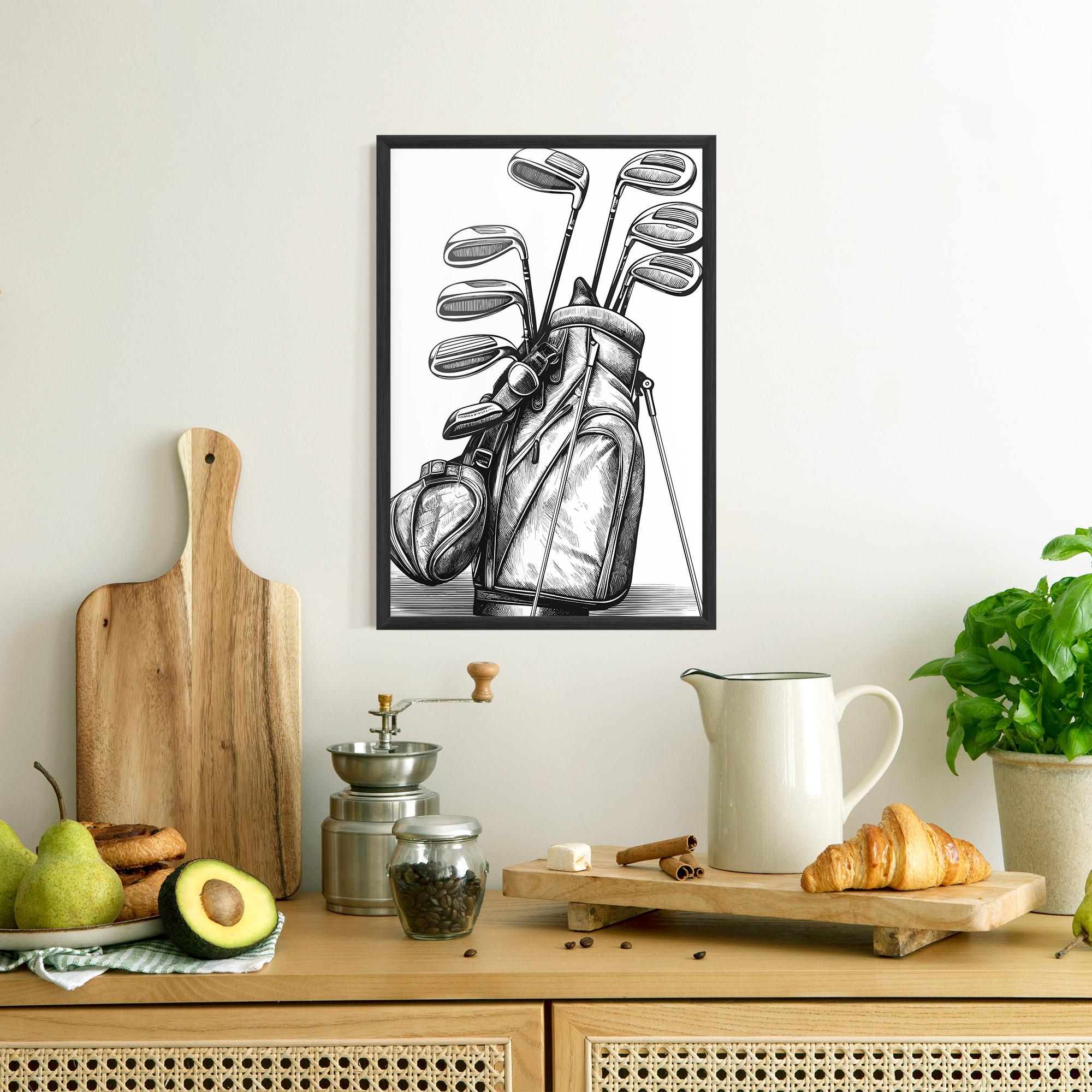 Gerahmte Poster Golf Club mockup 8