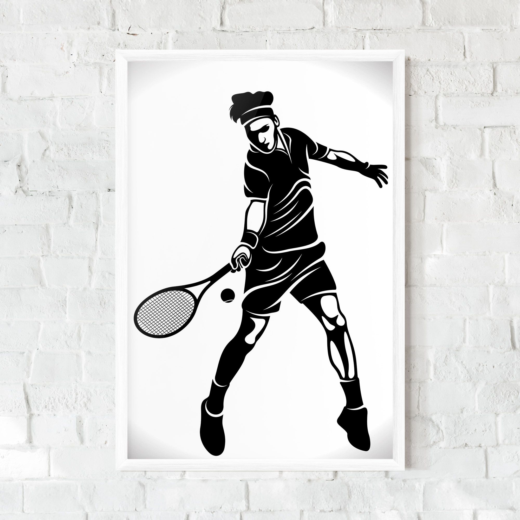 Tennis Player Line mockup 0