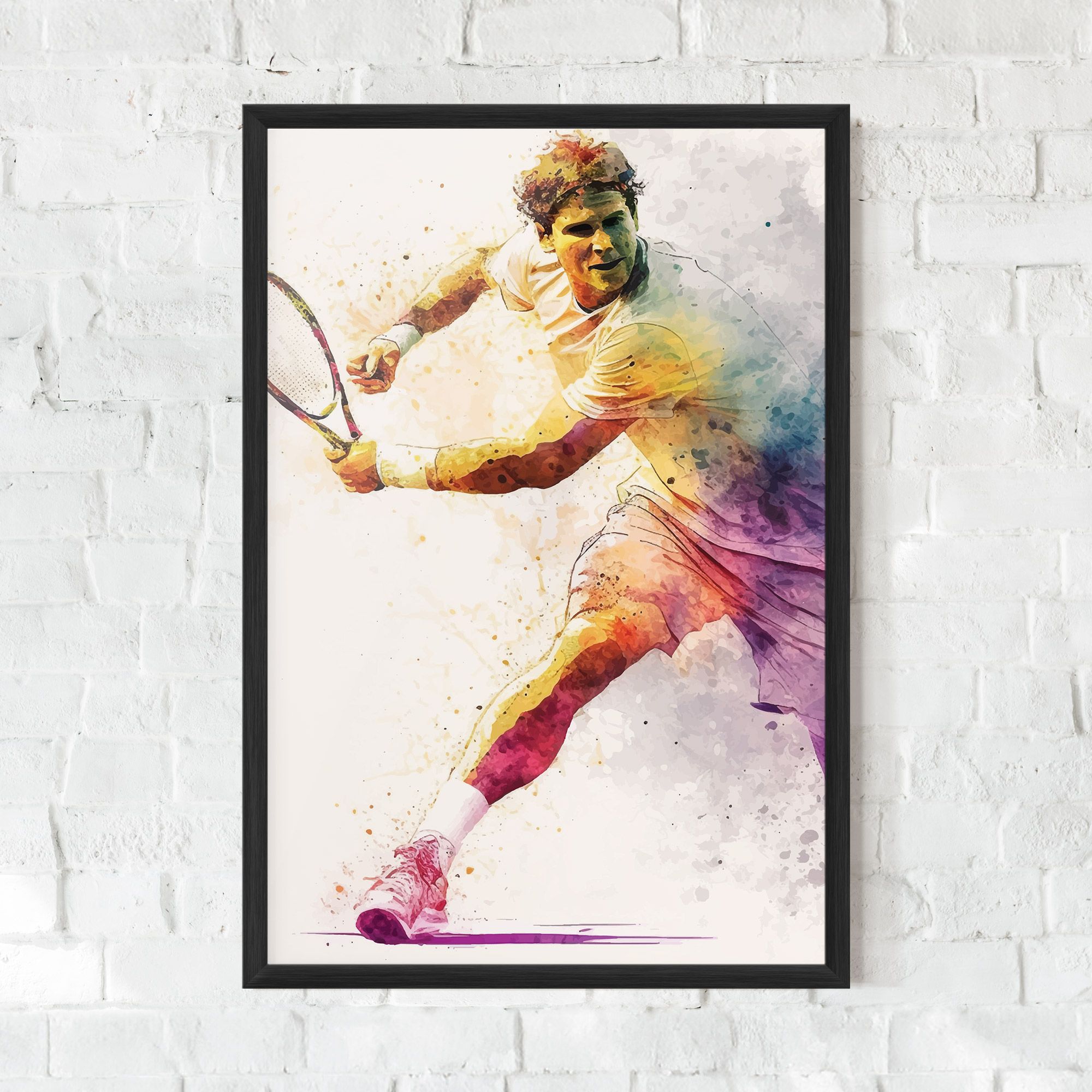 Watercolor Tennis mockup 0