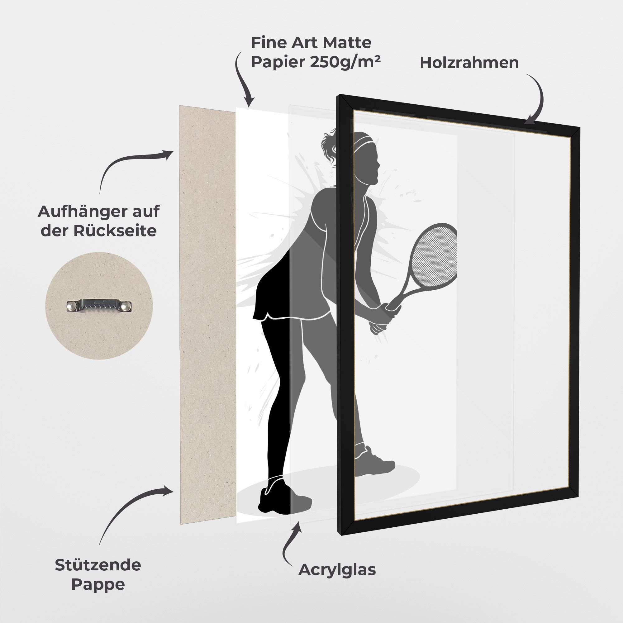 Female Tennis Player mockup 1