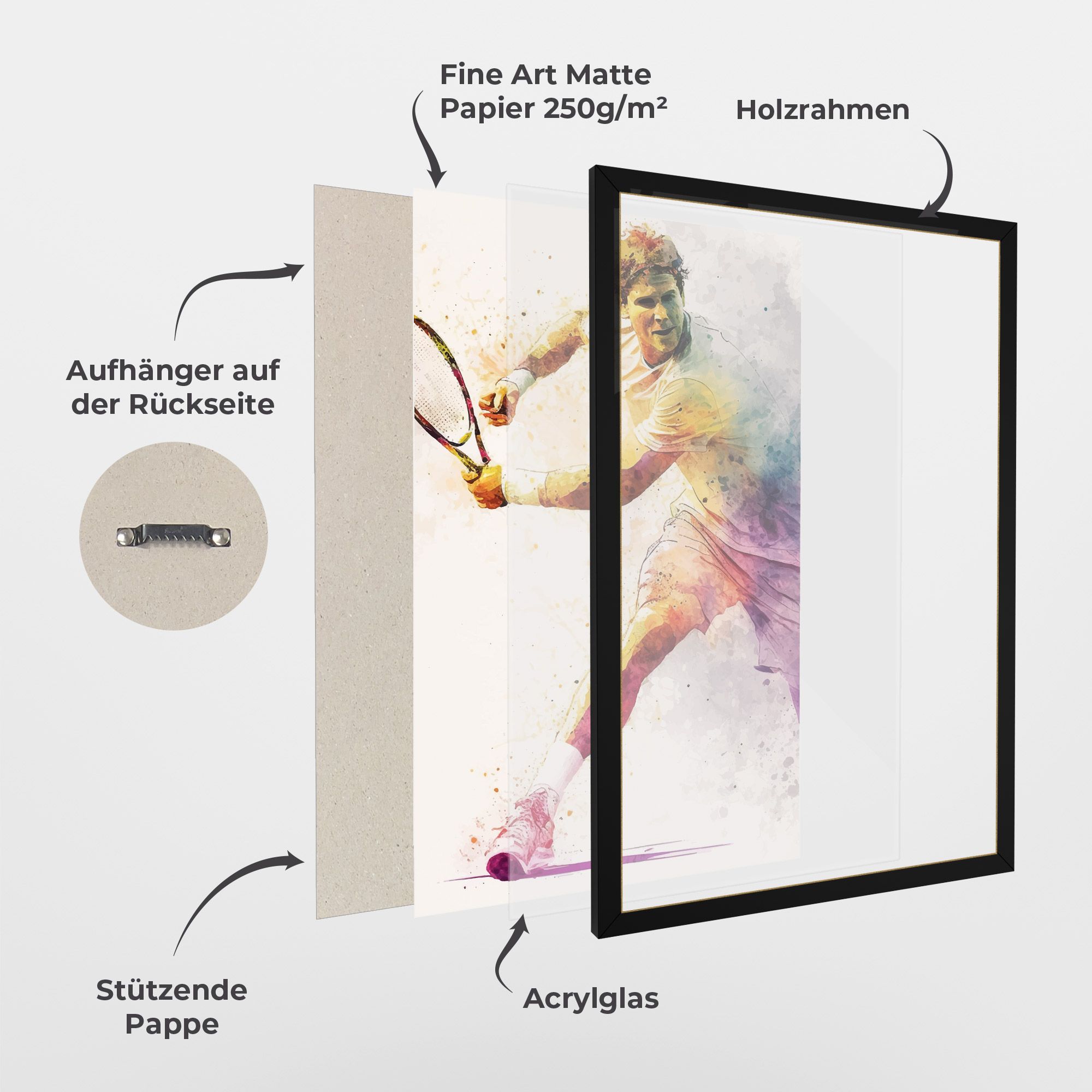 Watercolor Tennis mockup 1