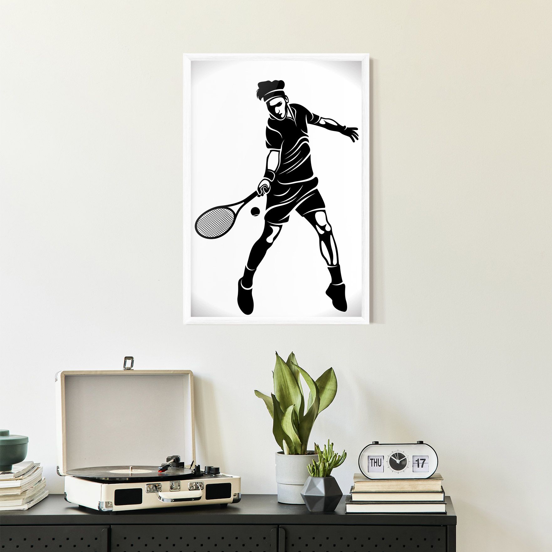 Tennis Player Line mockup 2
