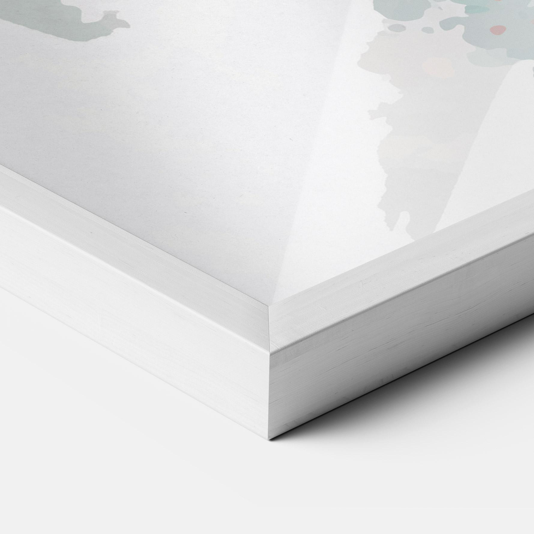 Gerahmte Poster Tenis Watercolor mockup 3