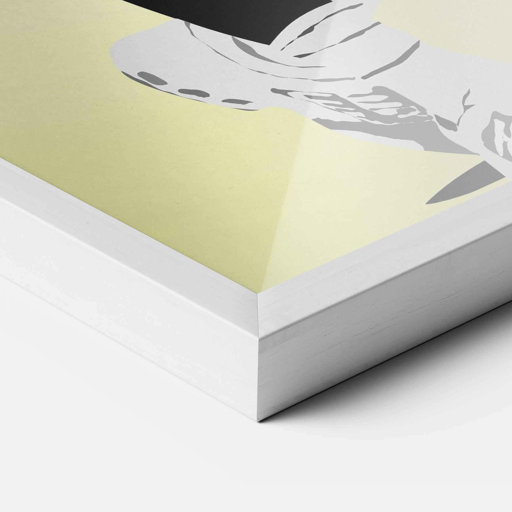 Gerahmte Poster Yellow Light Tennis mockup 3