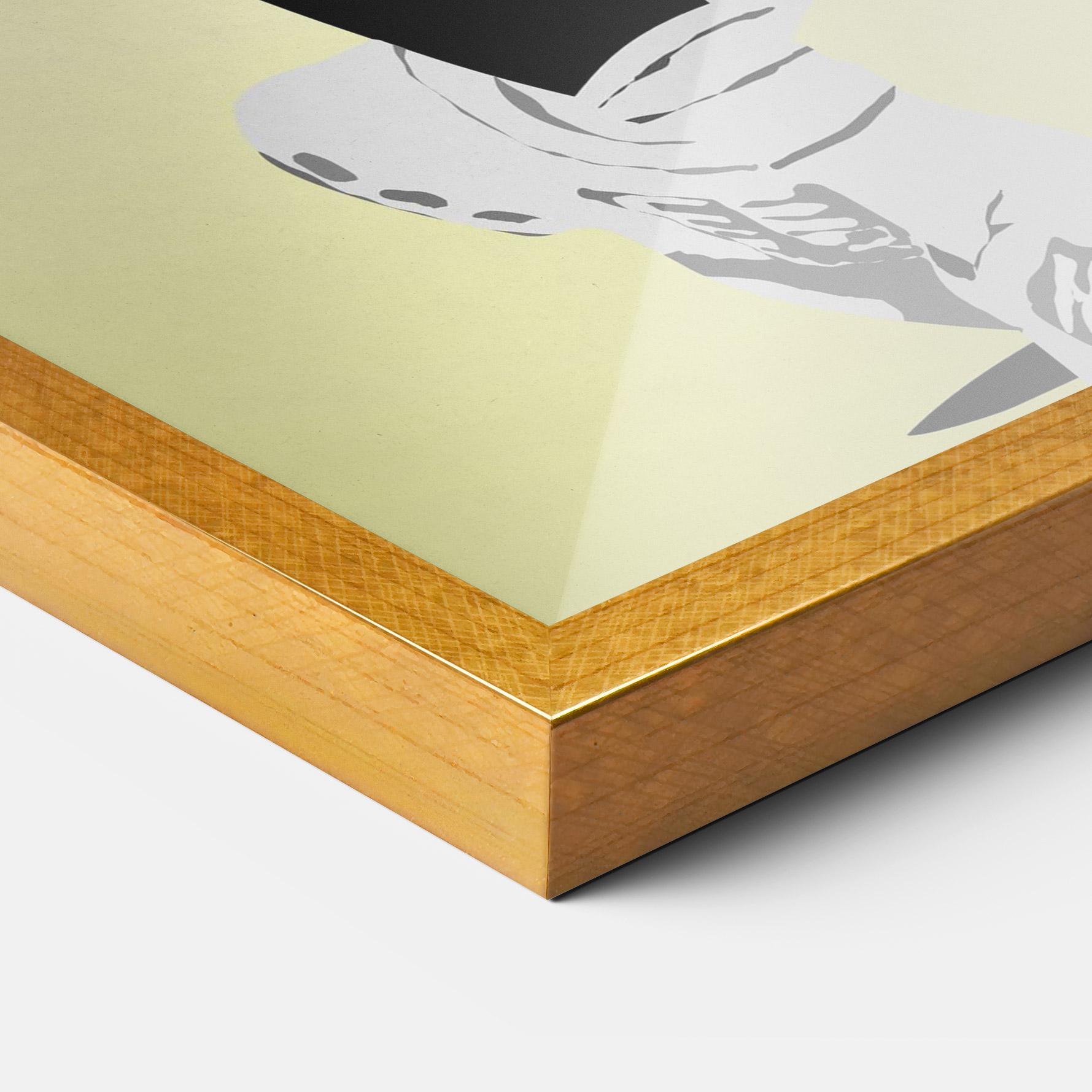 Gerahmte Poster Yellow Light Tennis mockup 3