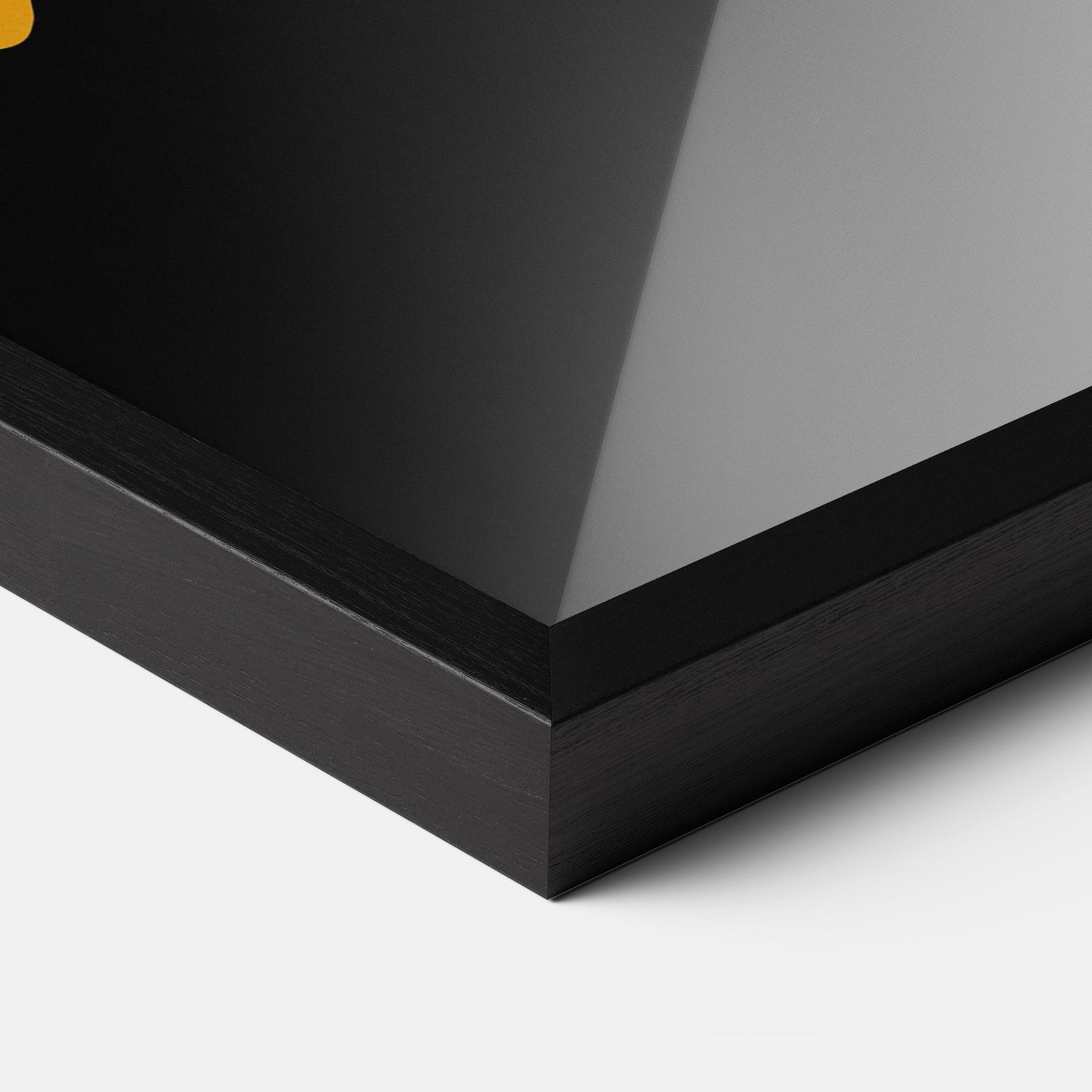 Gerahmte Poster Blue Orange Tennis mockup 3