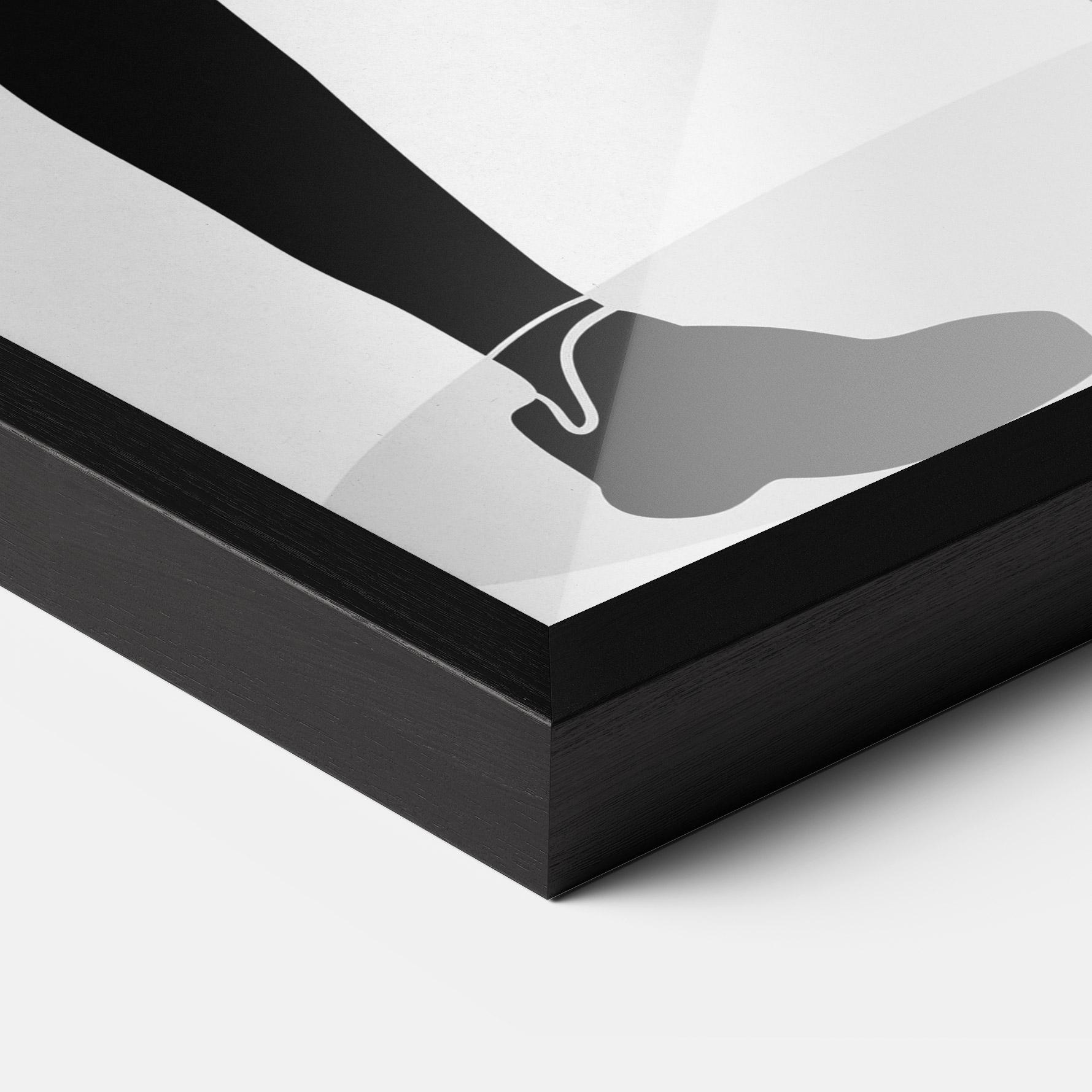 Gerahmte Poster Female Tennis Player mockup 3