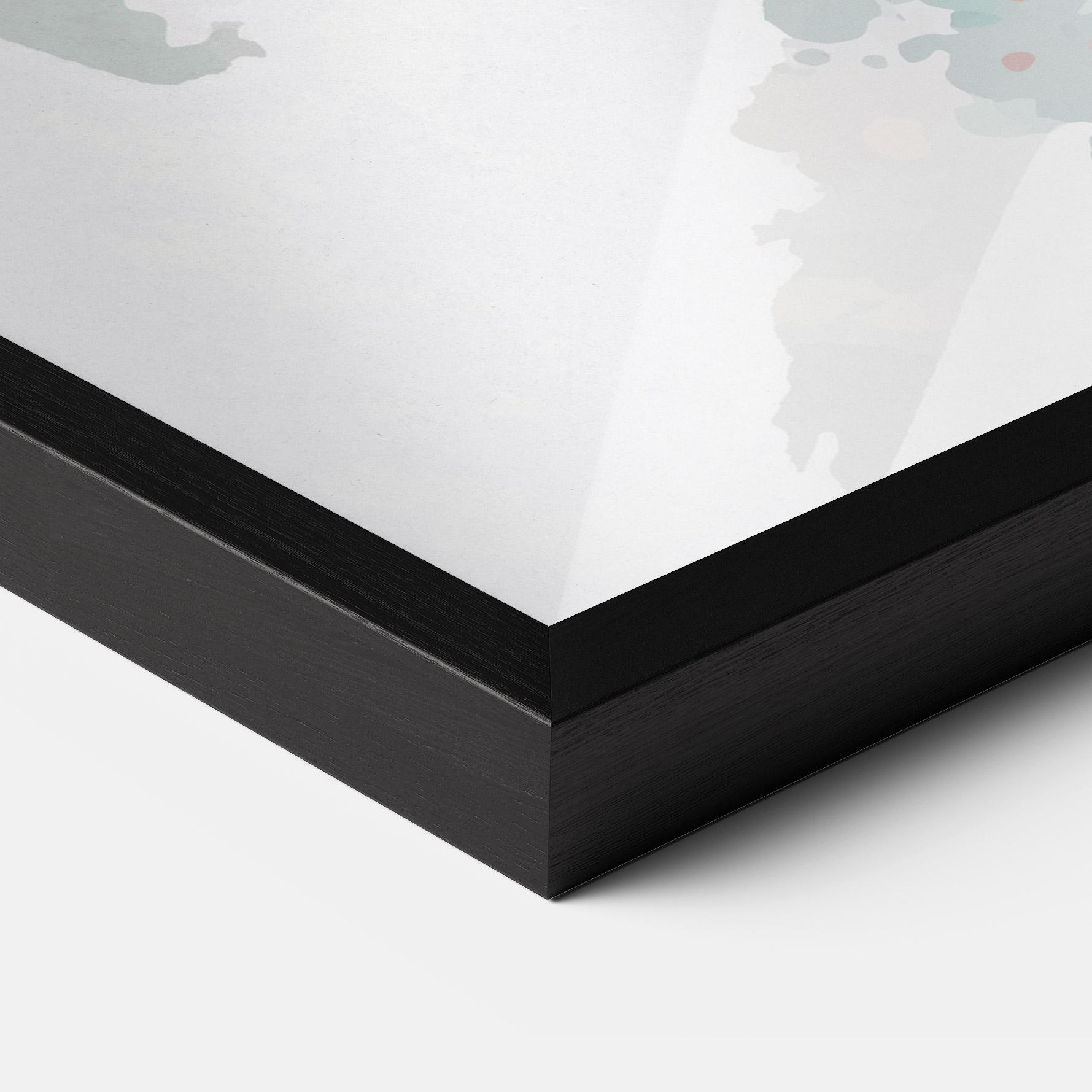 Gerahmte Poster Tenis Watercolor mockup 3