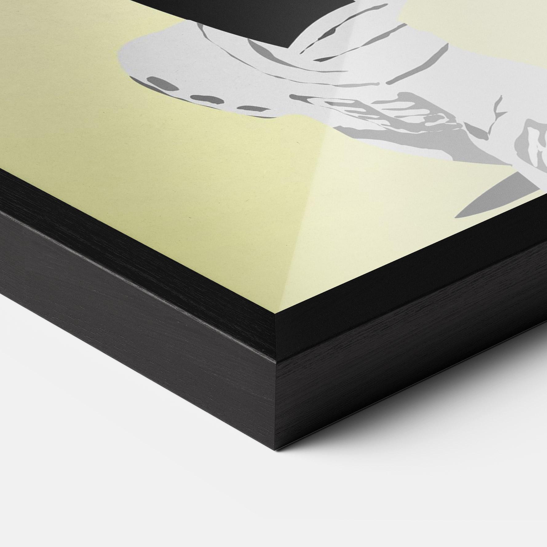 Gerahmte Poster Yellow Light Tennis mockup 3