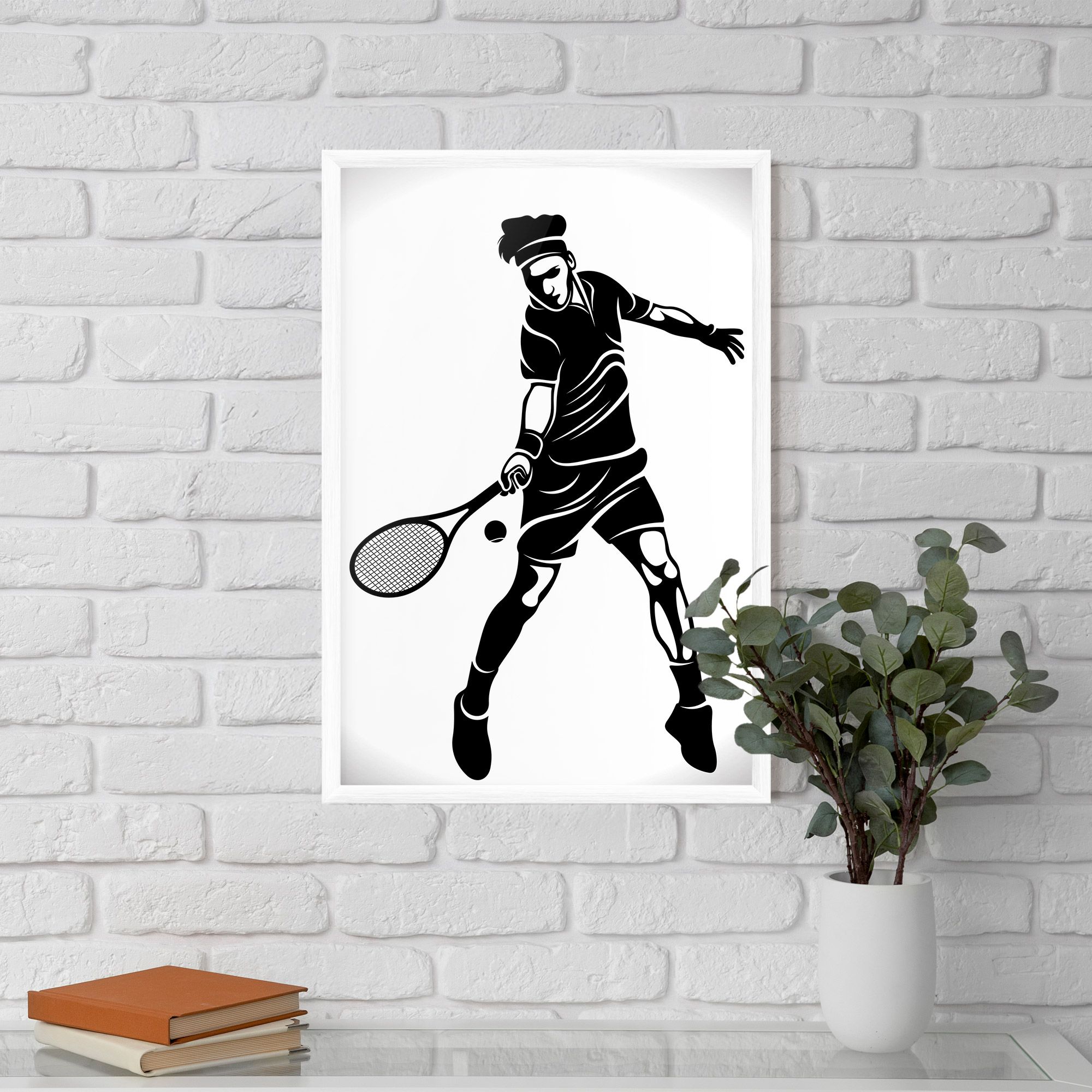 Tennis Player Line mockup 5