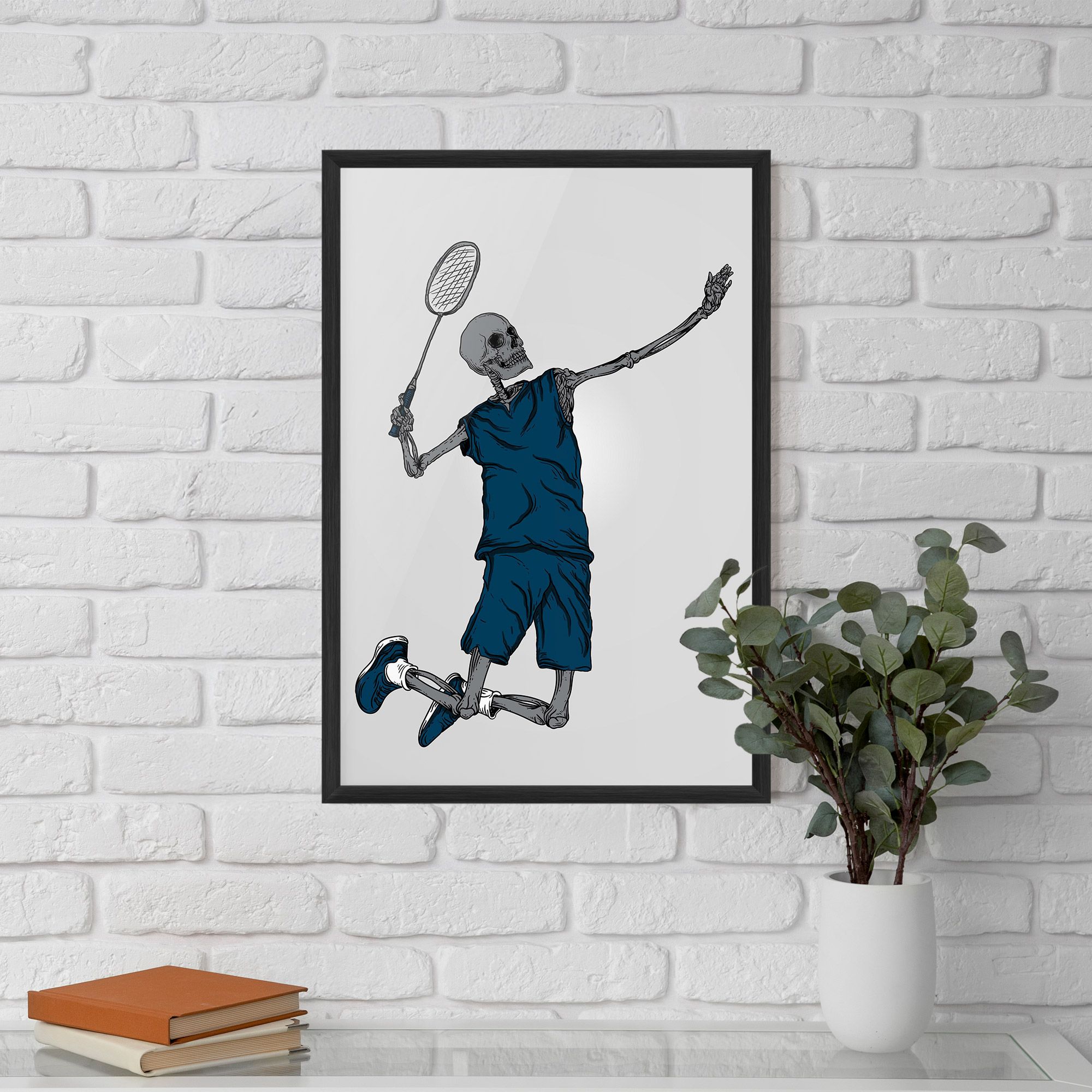 Blue Skull Tennis mockup 5
