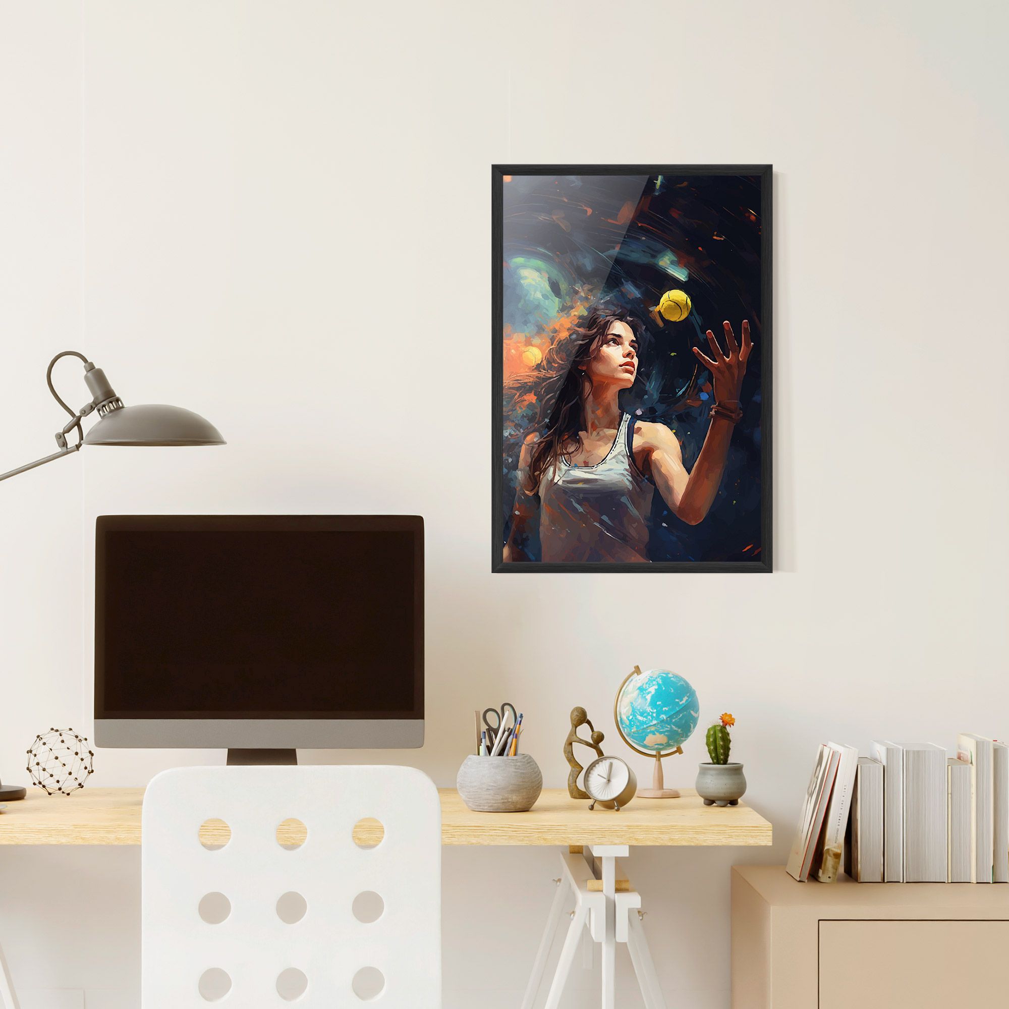 Tennis Pretty Girl mockup 6