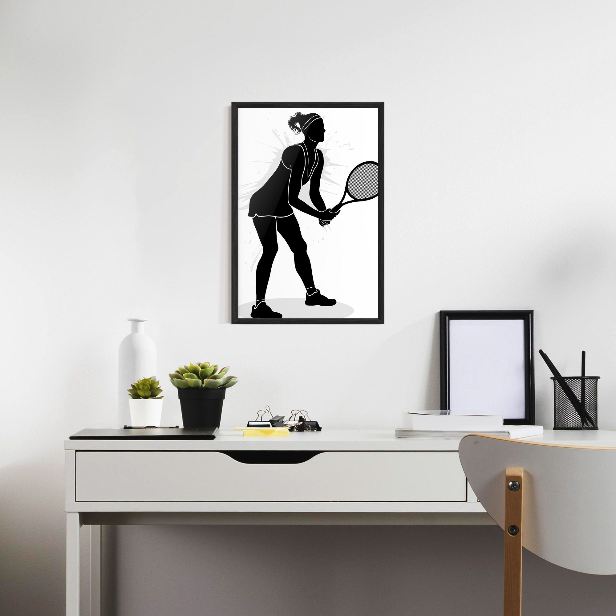 Female Tennis Player mockup 7