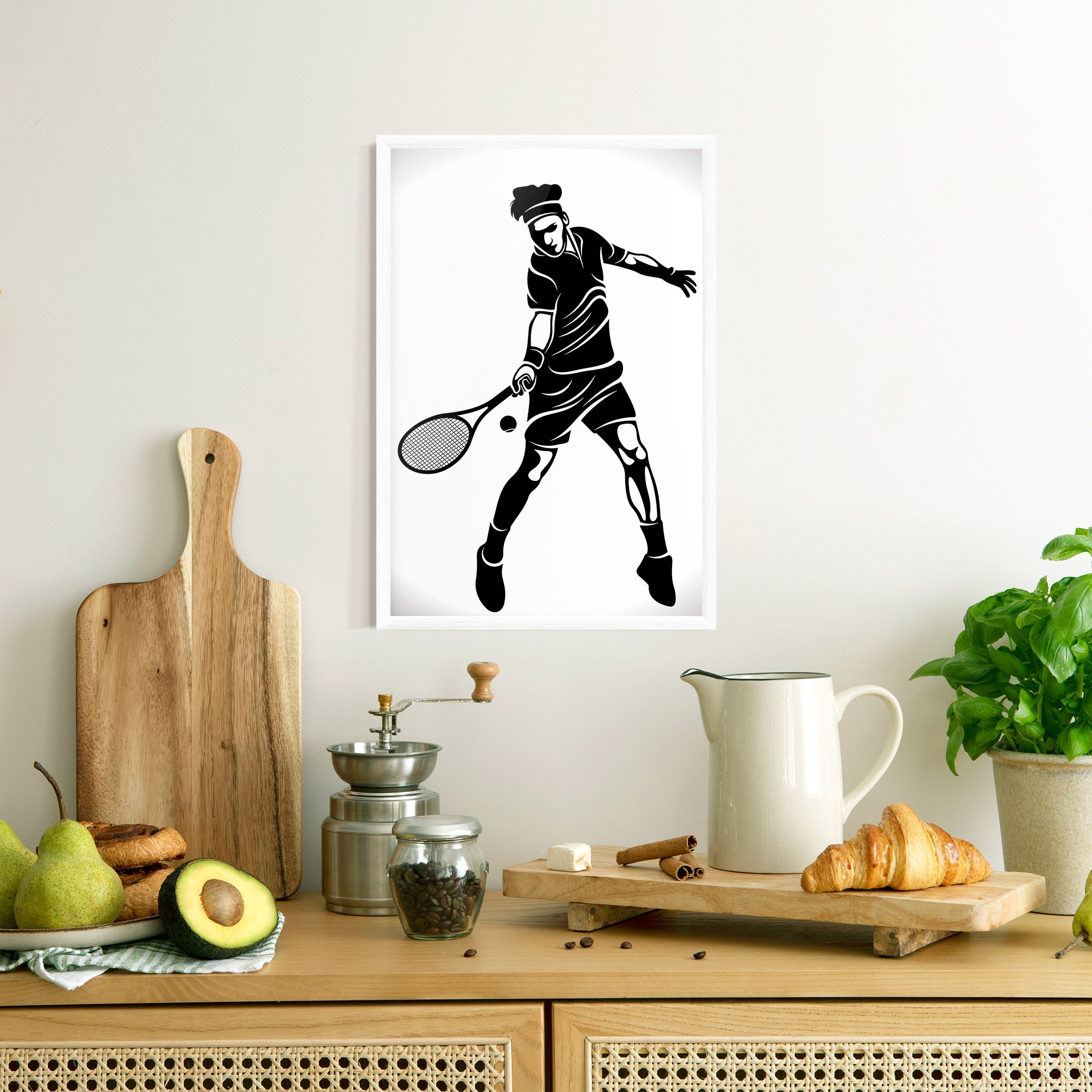Tennis Player Line mockup 8