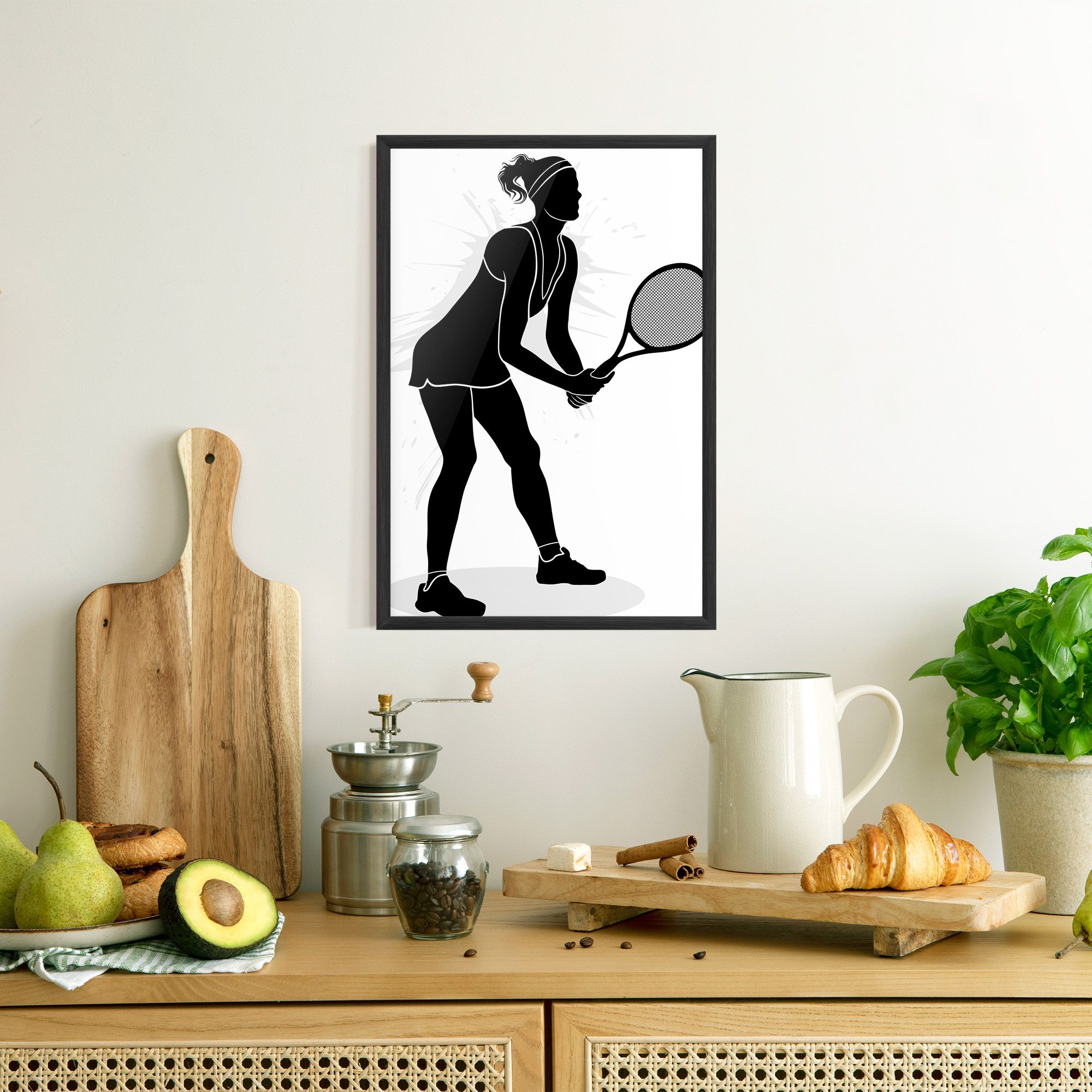 Female Tennis Player mockup 8