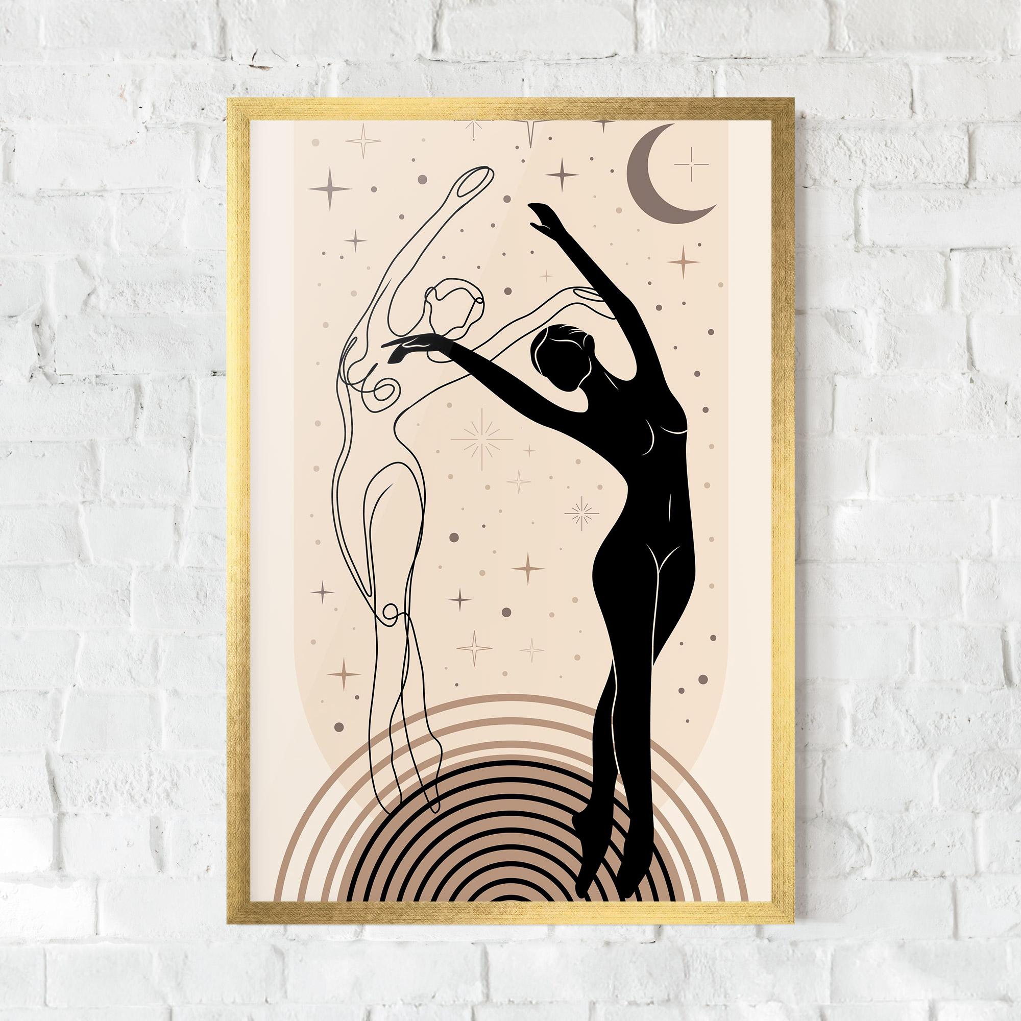 Gerahmte Poster Balance Yoga mockup 0