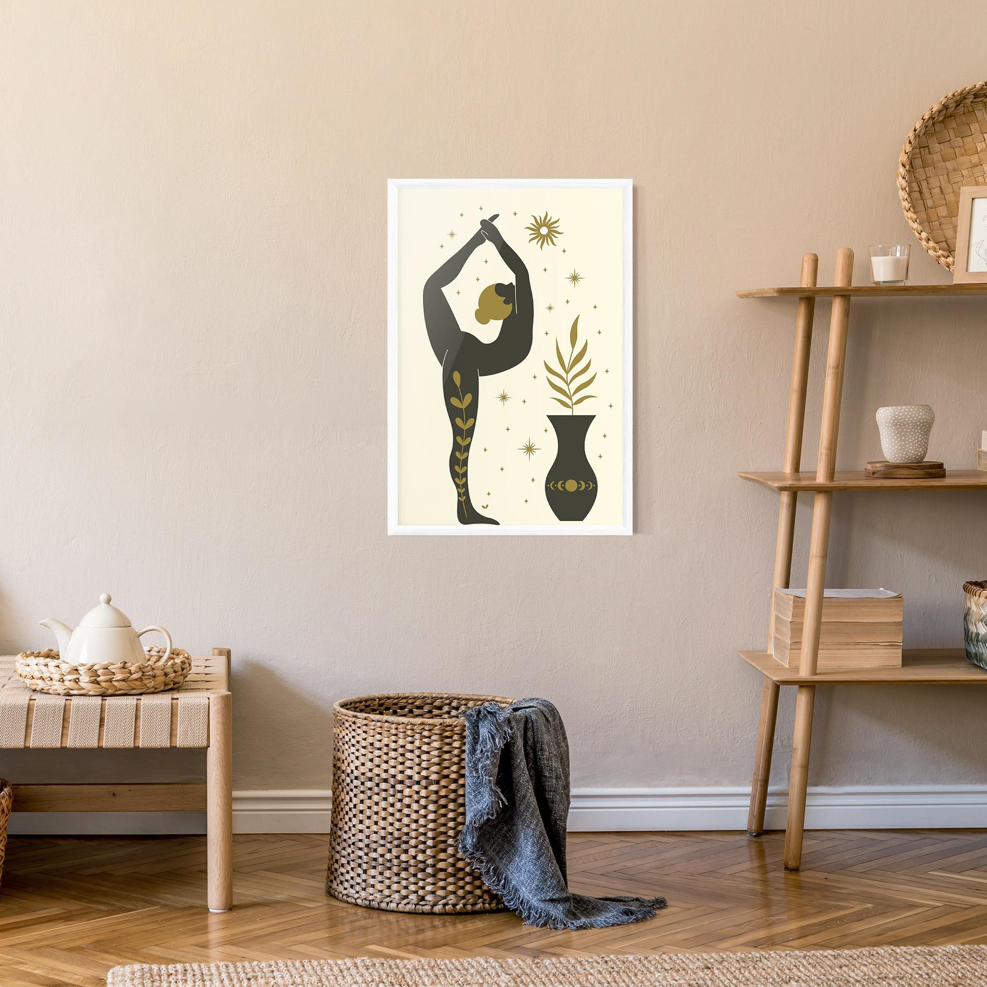 Gerahmte Poster Trivikramasana mockup 9