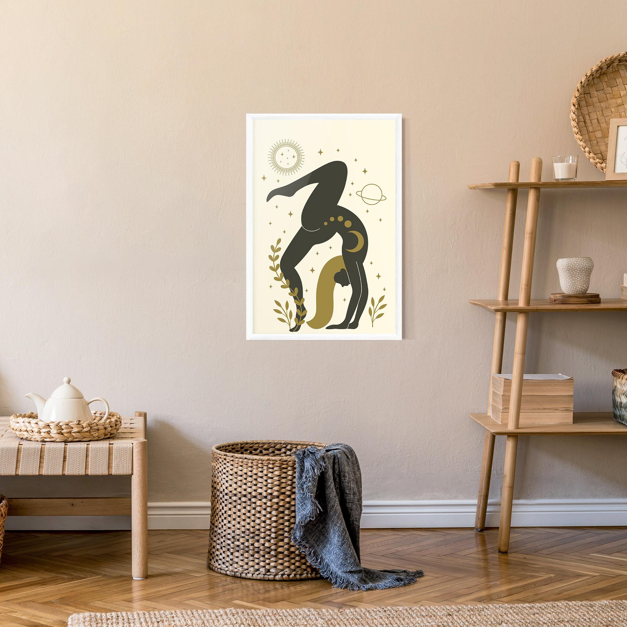 Gerahmte Poster Yoga Sun Pose mockup 9
