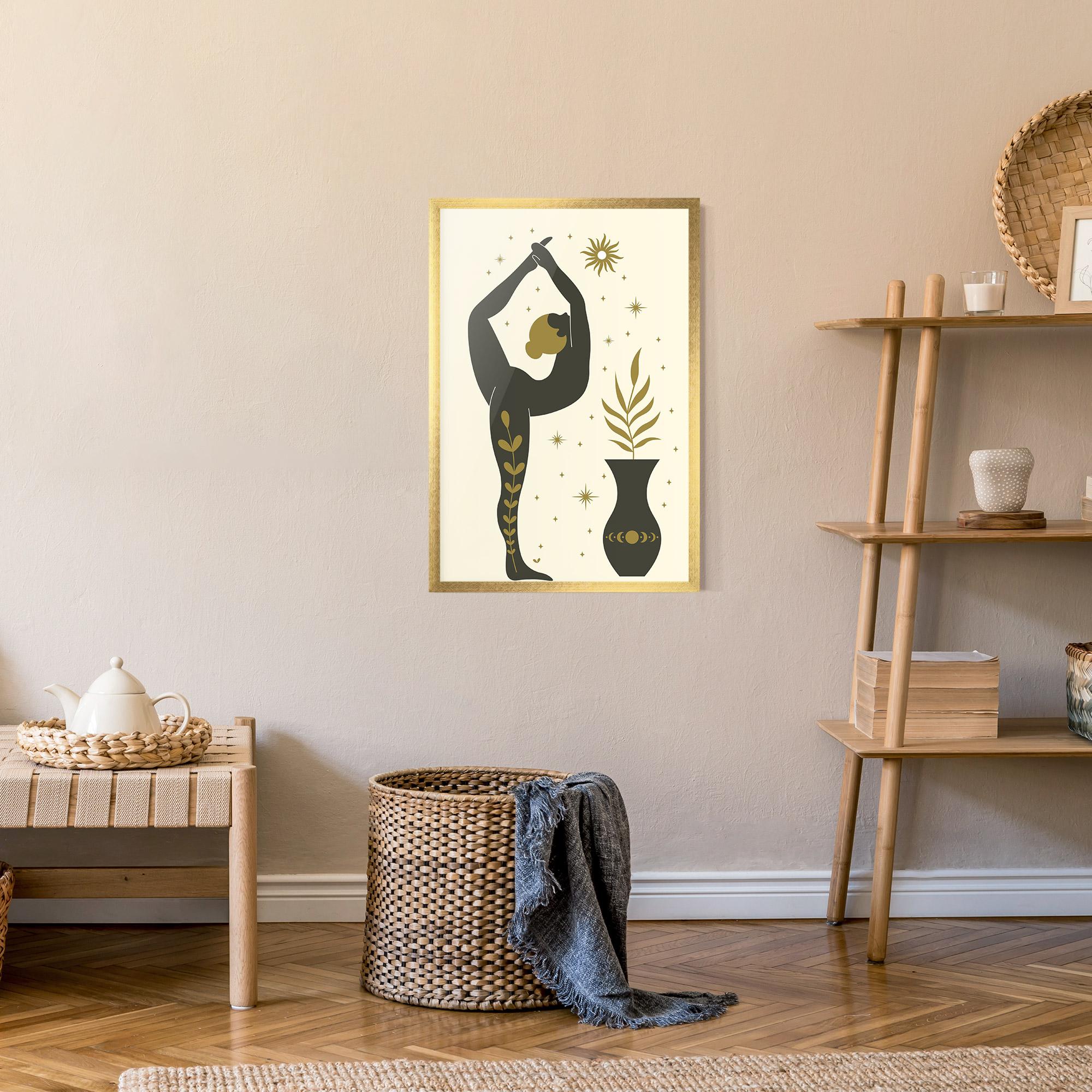 Gerahmte Poster Trivikramasana mockup 9