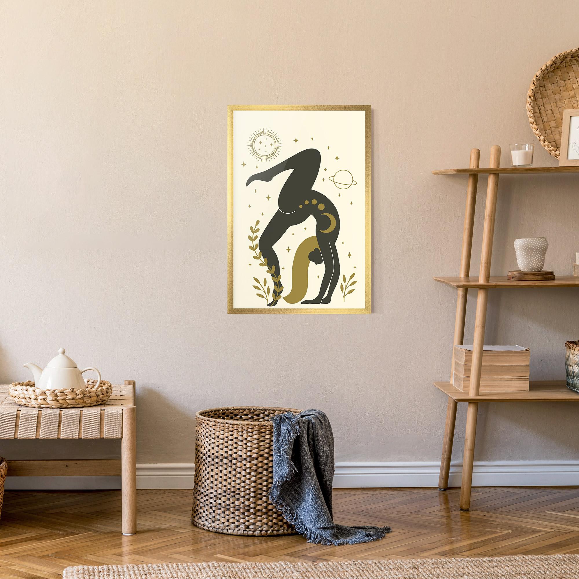 Gerahmte Poster Yoga Sun Pose mockup 9