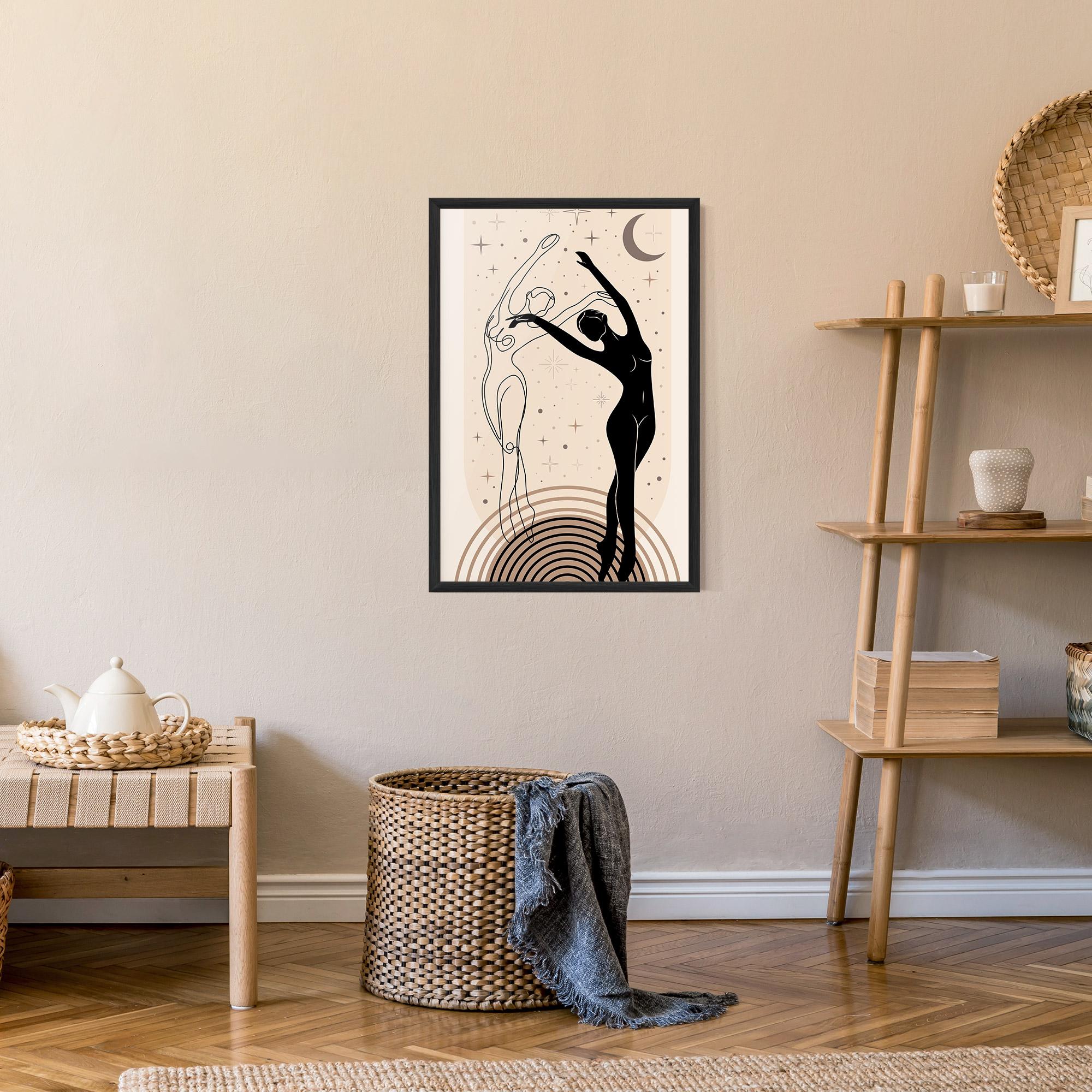 Gerahmte Poster Balance Yoga mockup 9
