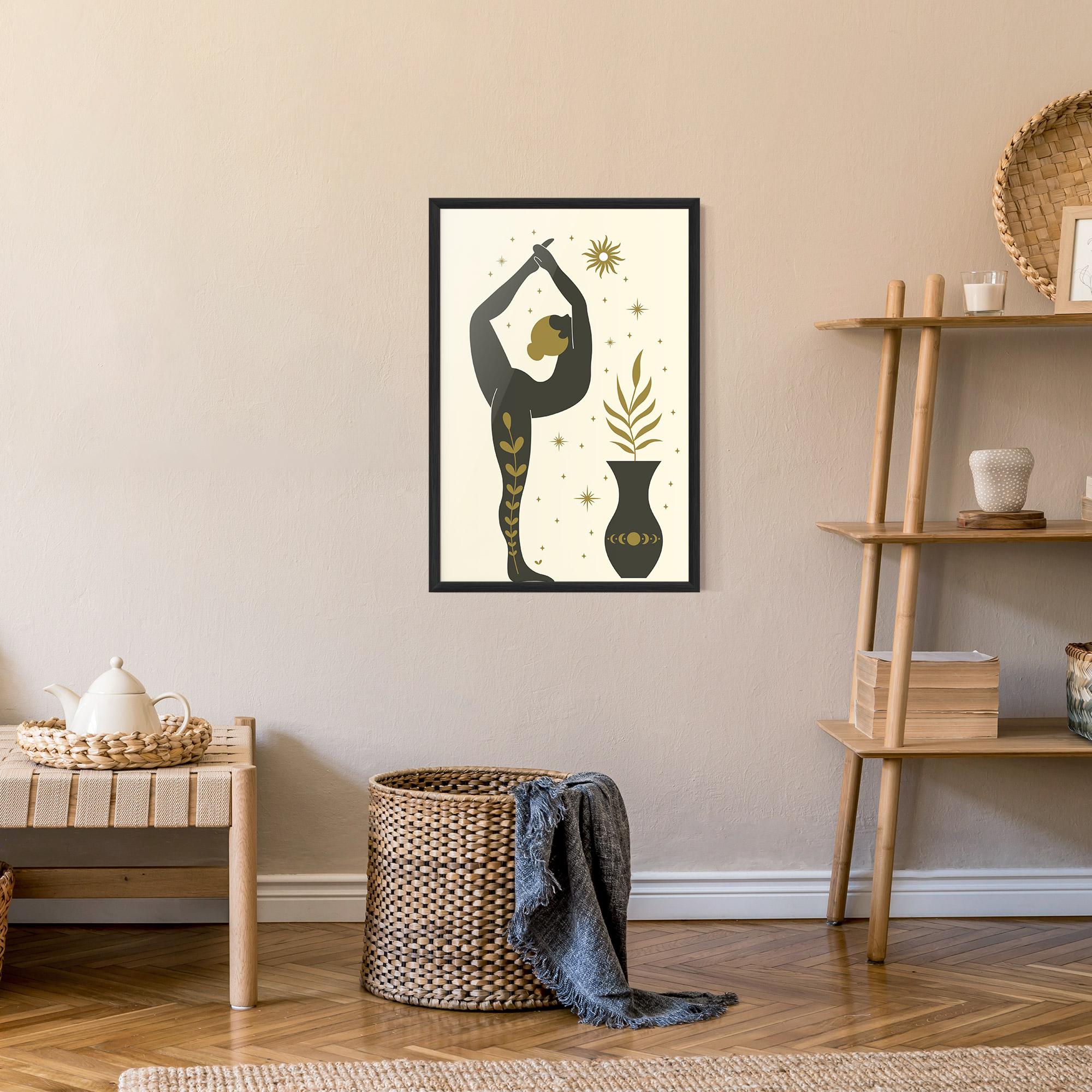 Gerahmte Poster Trivikramasana mockup 9