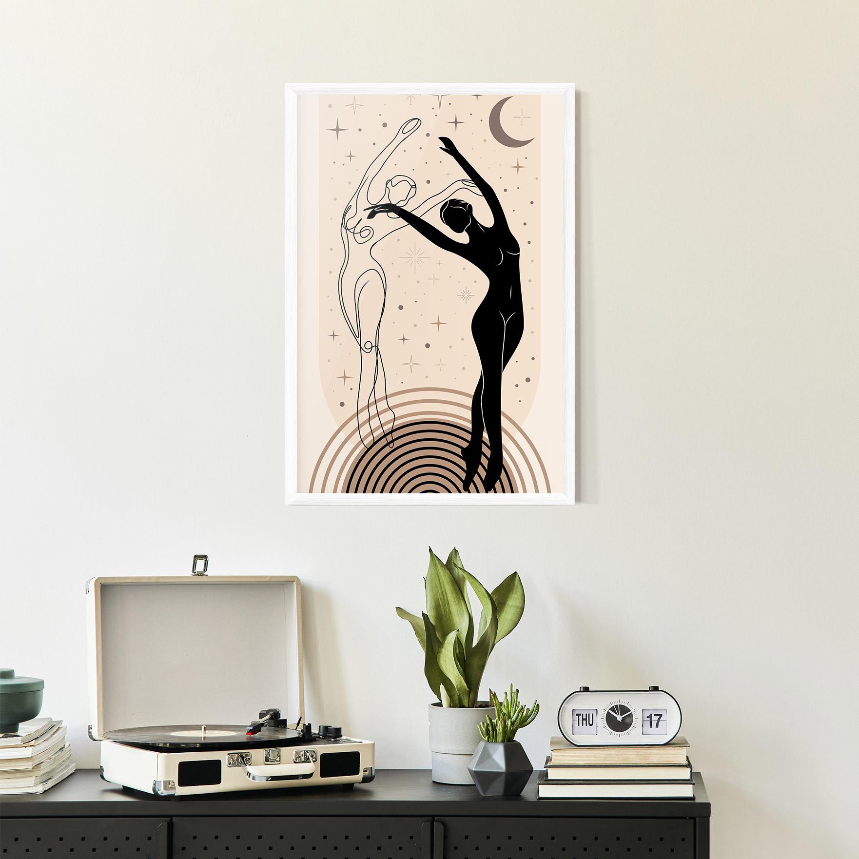 Gerahmte Poster Balance Yoga mockup 2