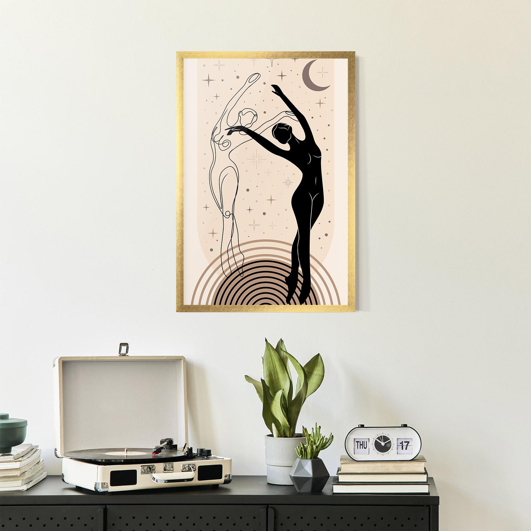 Gerahmte Poster Balance Yoga mockup 2