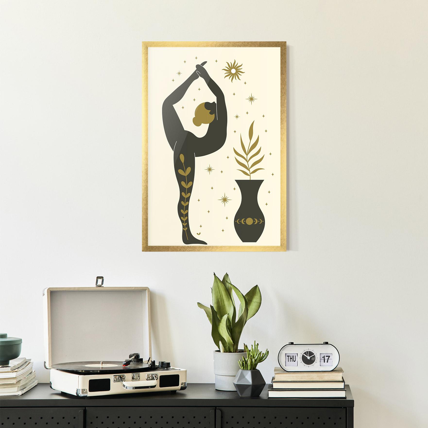 Gerahmte Poster Trivikramasana mockup 2