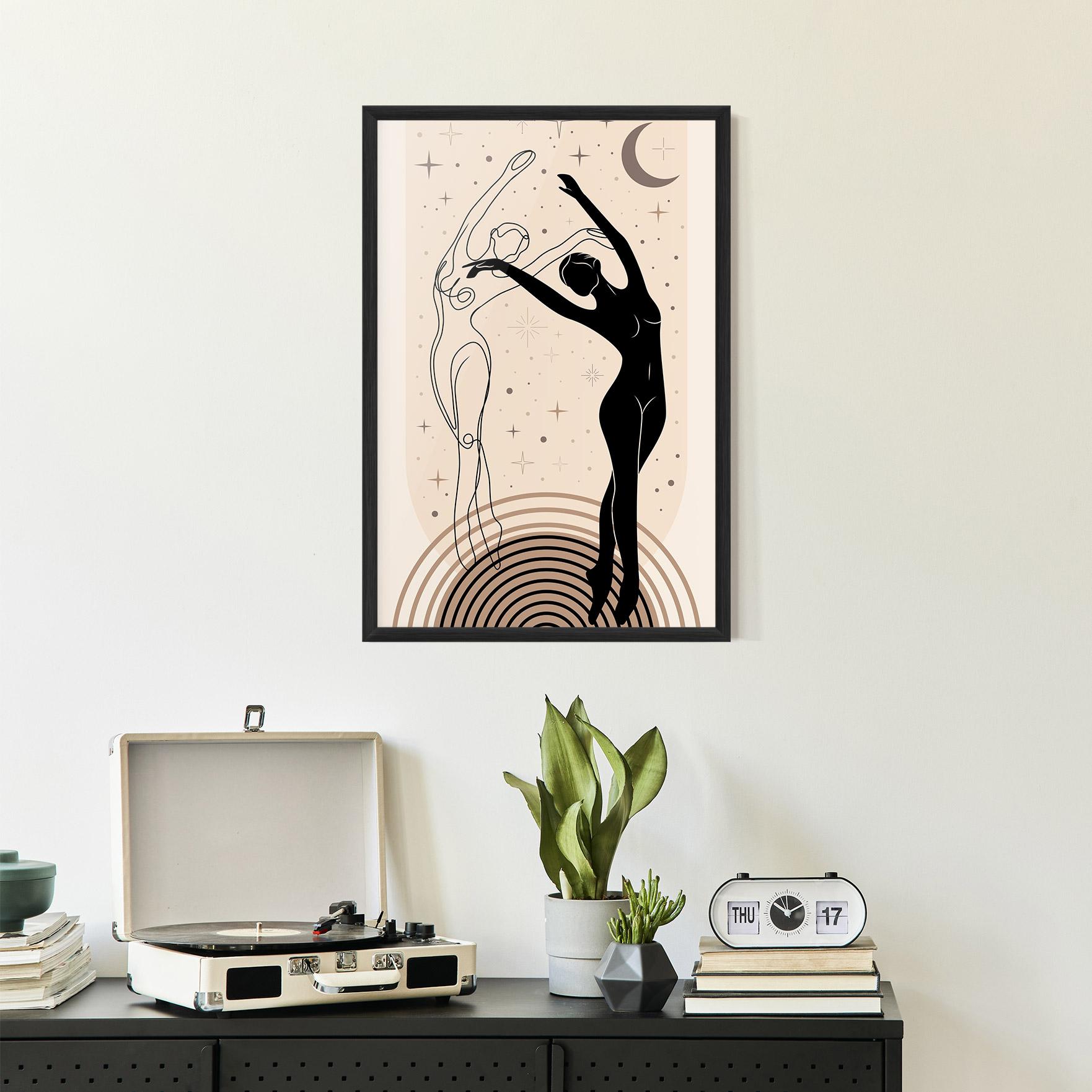 Gerahmte Poster Balance Yoga mockup 2