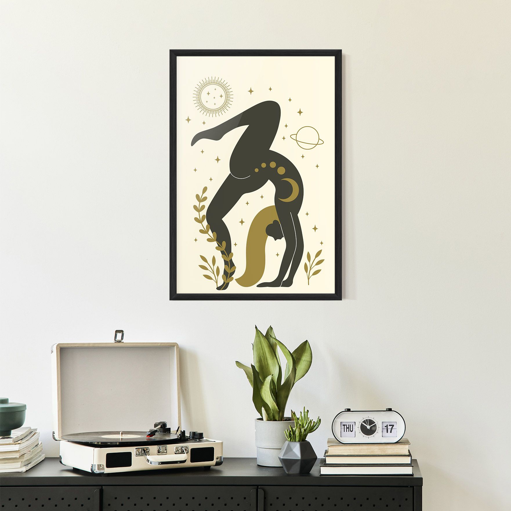 Yoga Sun Pose mockup 2