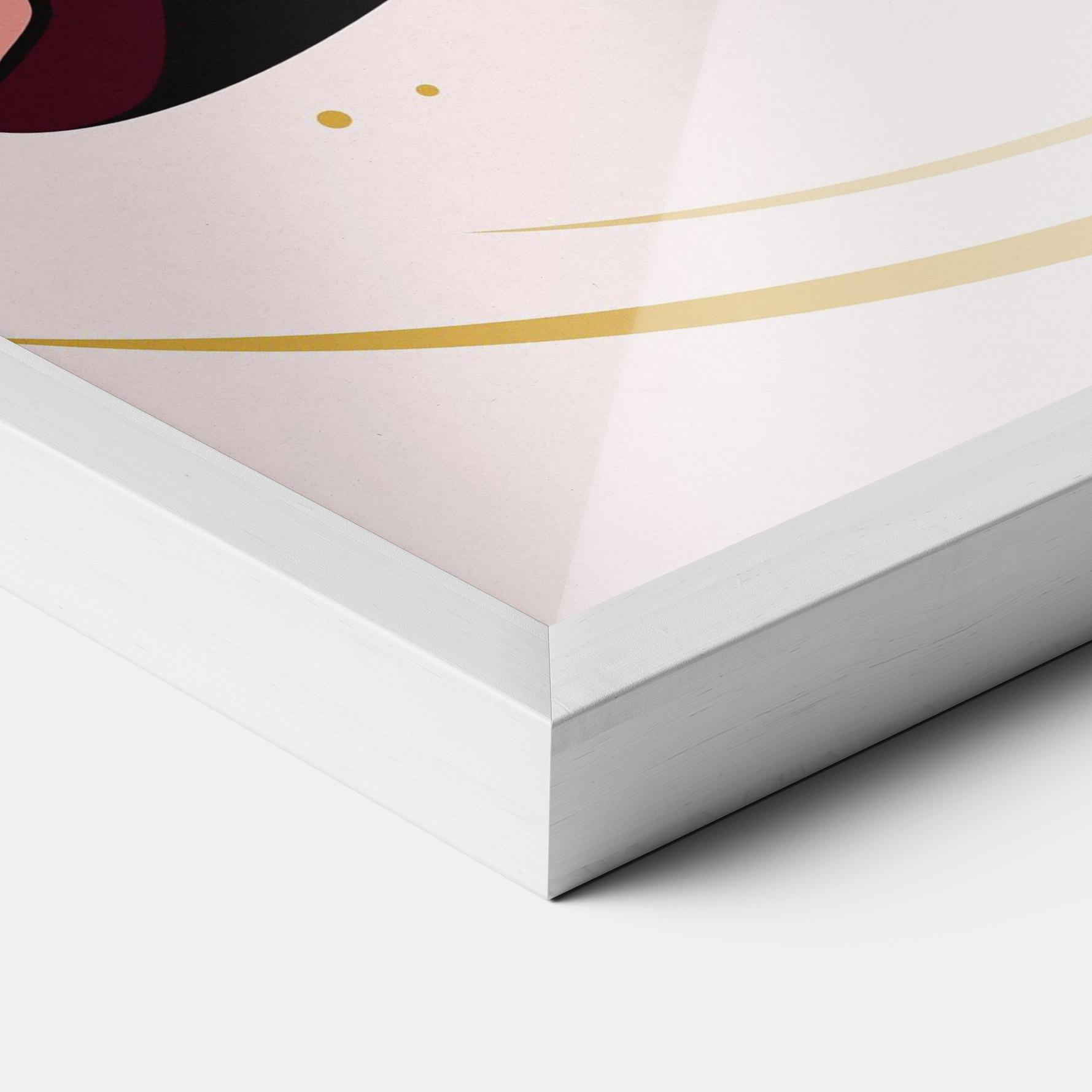 Gerahmte Poster Pretty Yoga Girl mockup 3