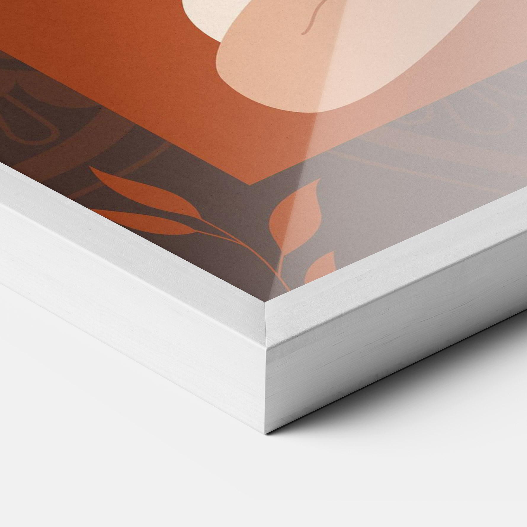 Gerahmte Poster Sun Moon Meditation mockup 3