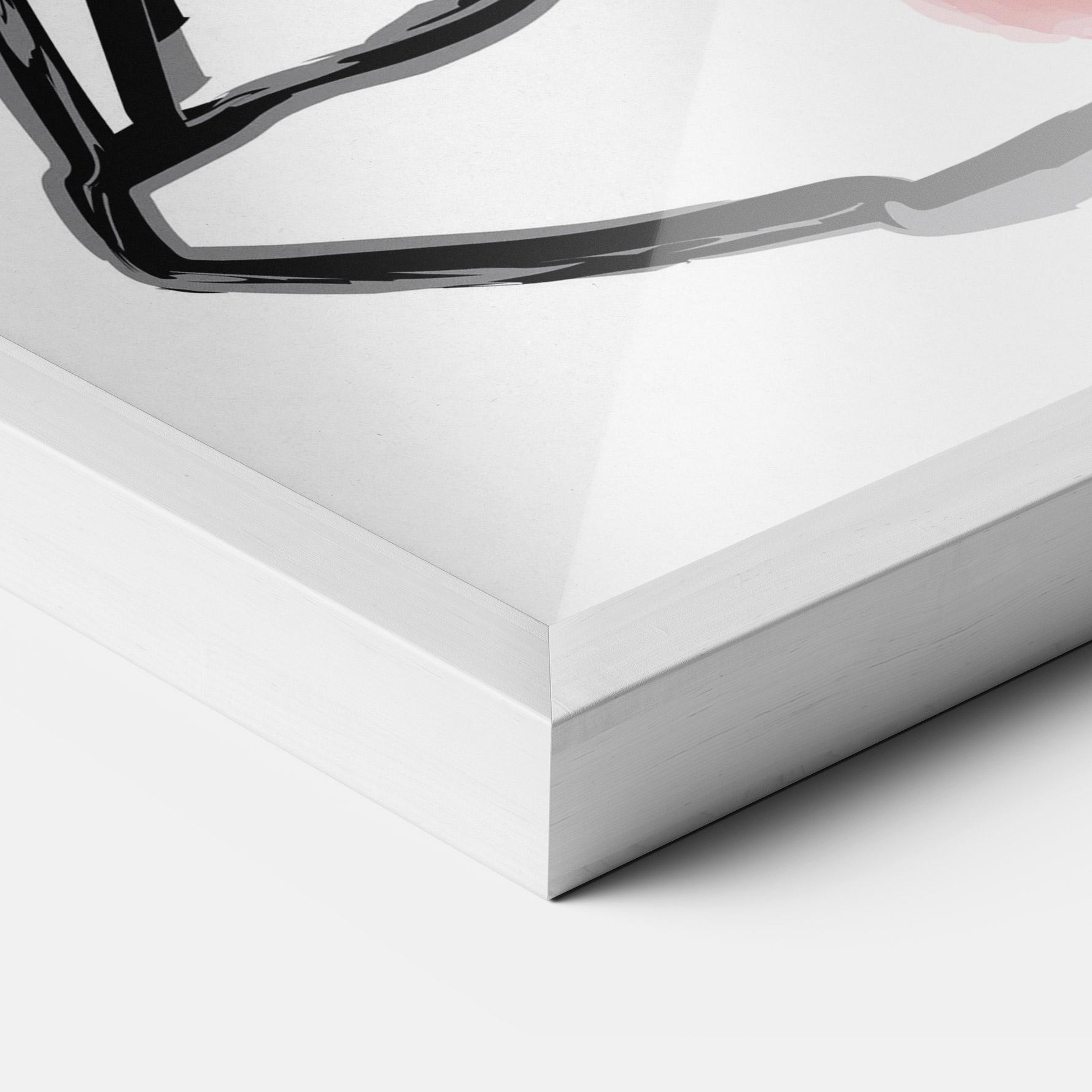 Gerahmte Poster Yoga Color mockup 3