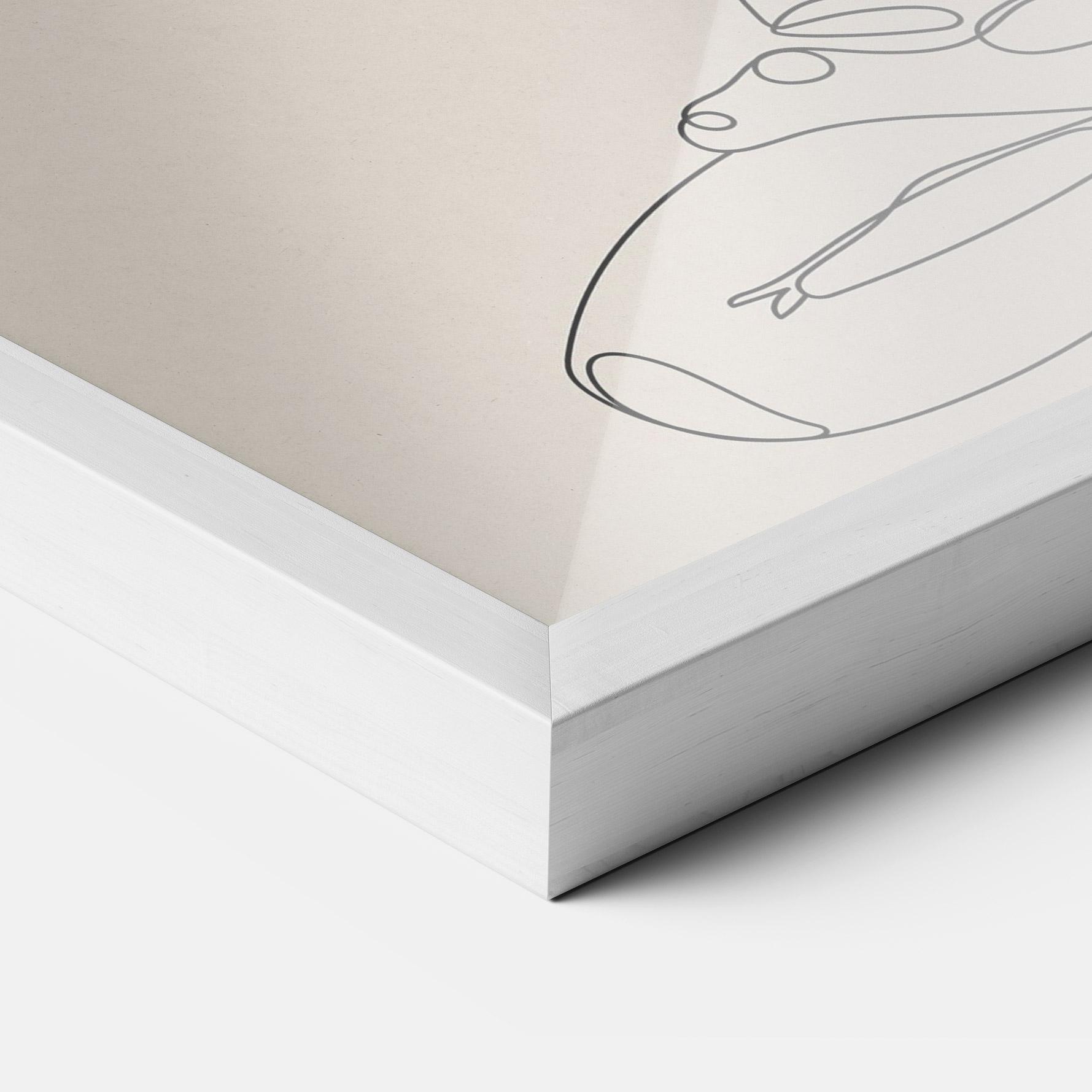 Gerahmte Poster Yoga Sun mockup 3