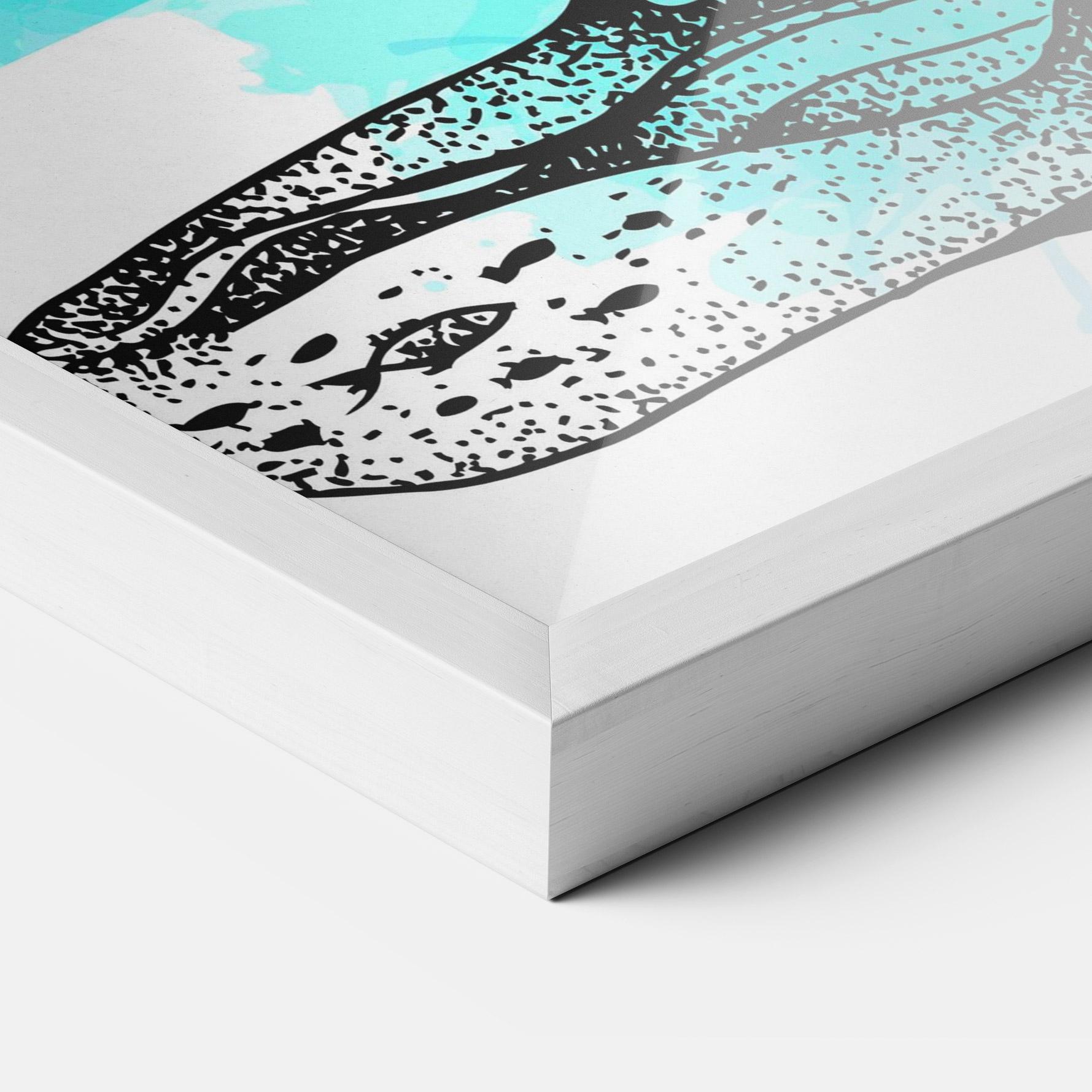 Gerahmte Poster Yoga Triangle mockup 3