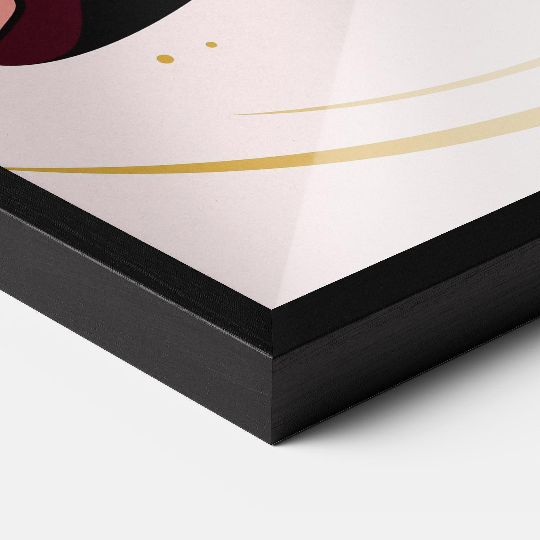 Gerahmte Poster Pretty Yoga Girl mockup 3